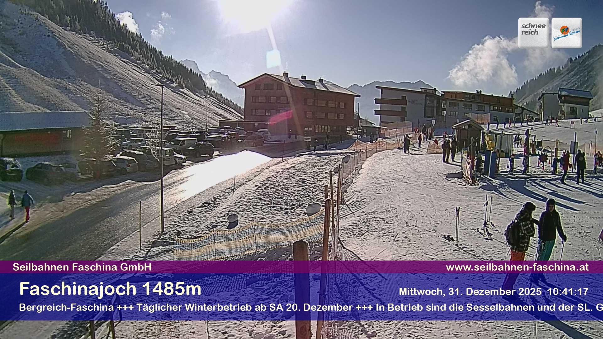 Archiv Foto Webcam Faschinapass, Stafelalpbahn