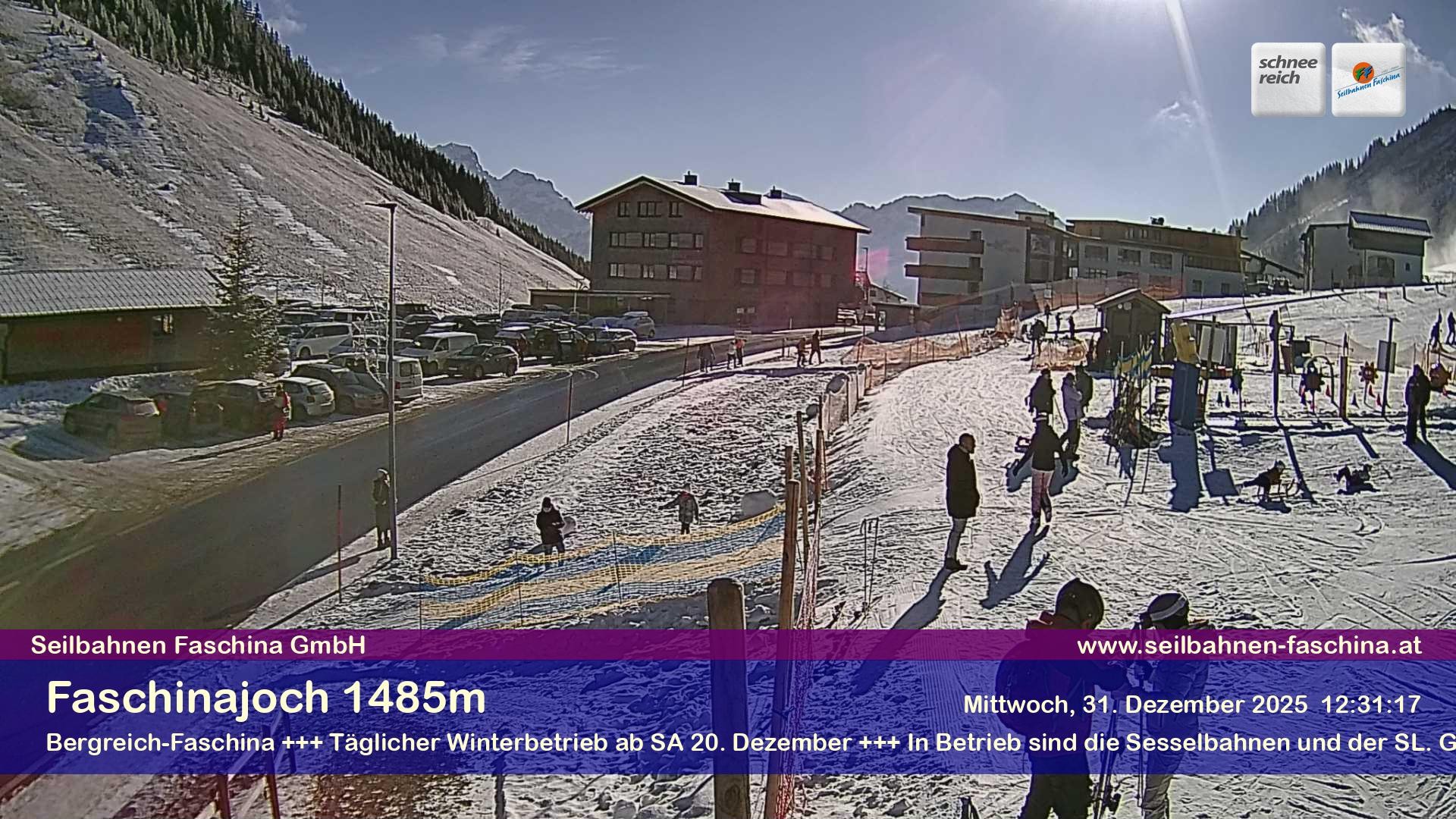 Archiv Foto Webcam Faschinapass, Stafelalpbahn