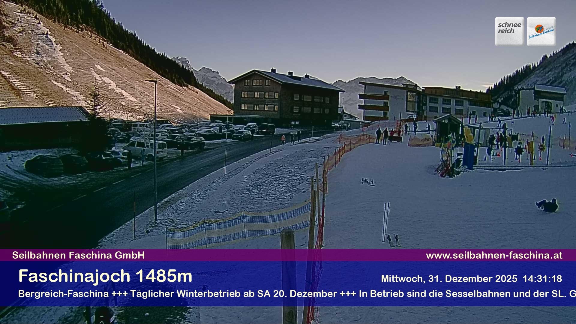 Archiv Foto Webcam Faschinapass, Stafelalpbahn