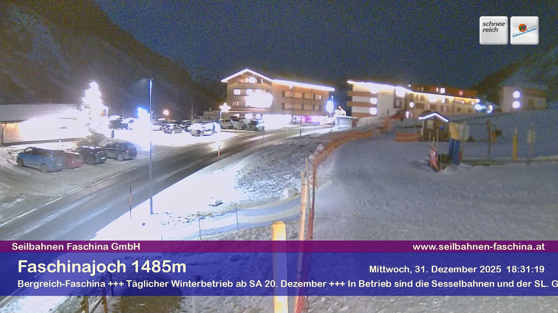 Archiv Foto Webcam Faschinapass, Stafelalpbahn