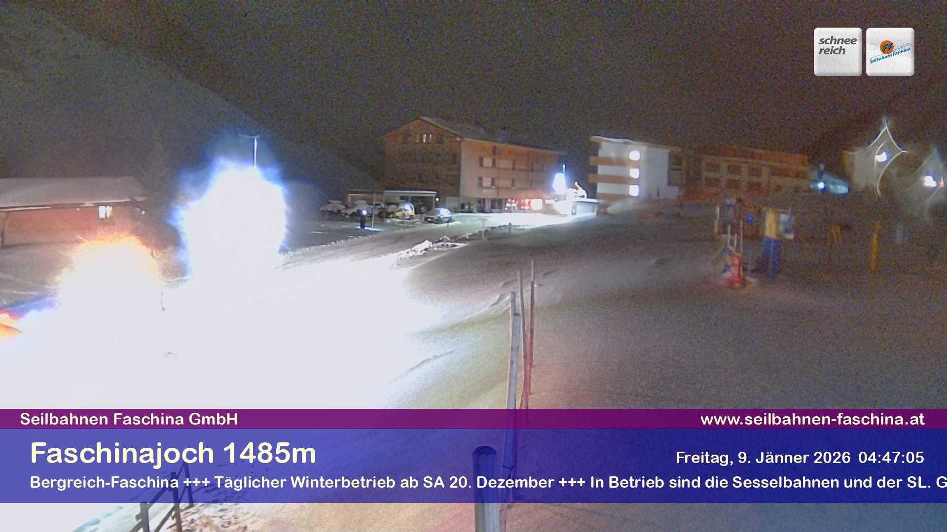 Archiv Foto Webcam Faschinapass, Stafelalpbahn