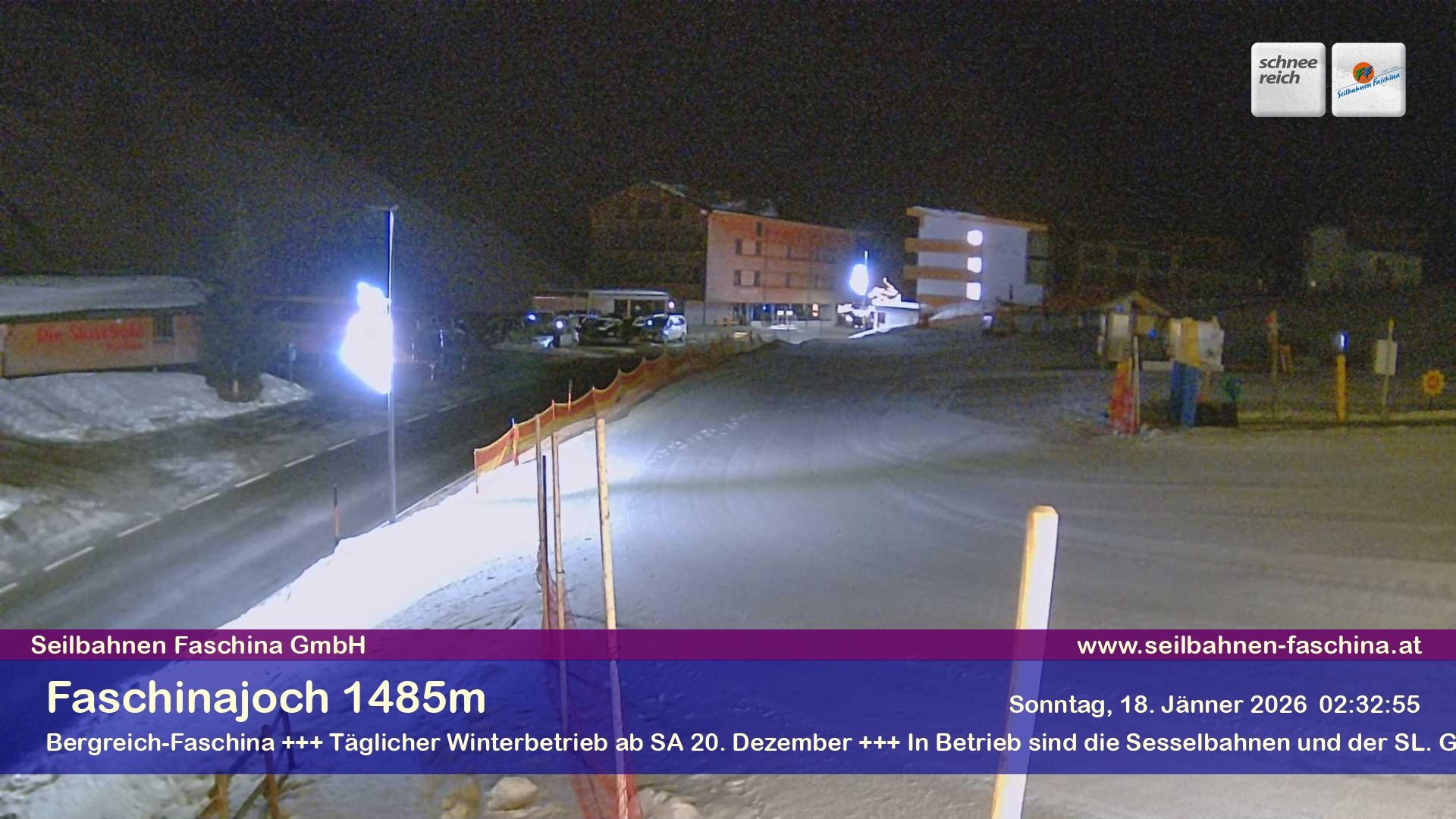 Archiv Foto Webcam Faschinapass, Stafelalpbahn