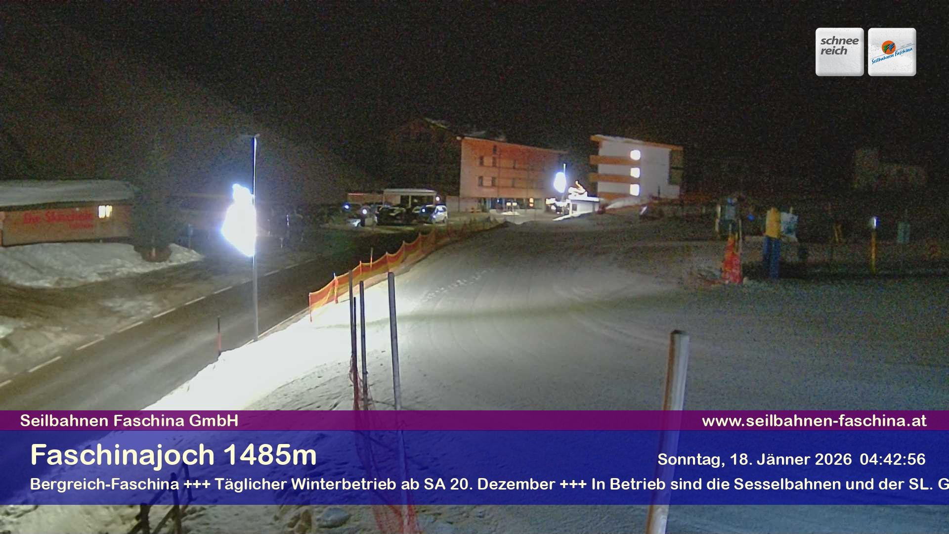 Archiv Foto Webcam Faschinapass, Stafelalpbahn