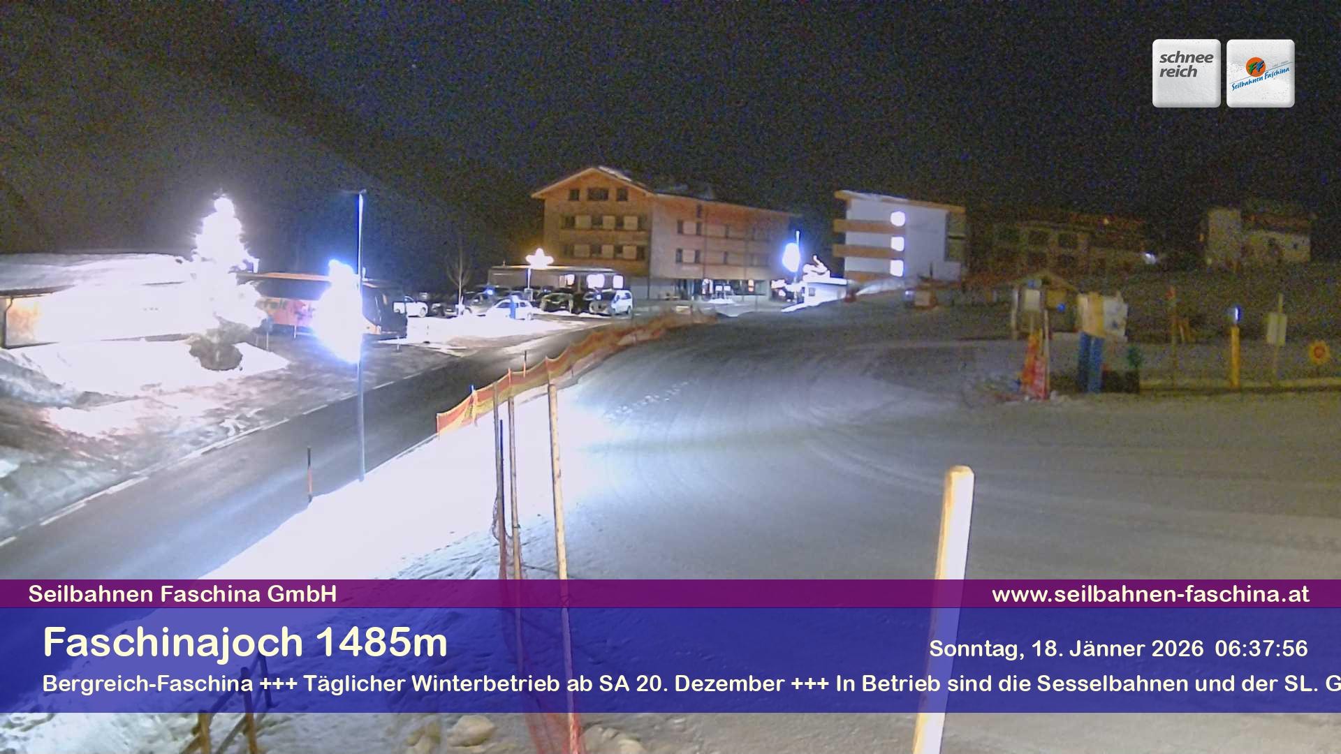 Archiv Foto Webcam Faschinapass, Stafelalpbahn