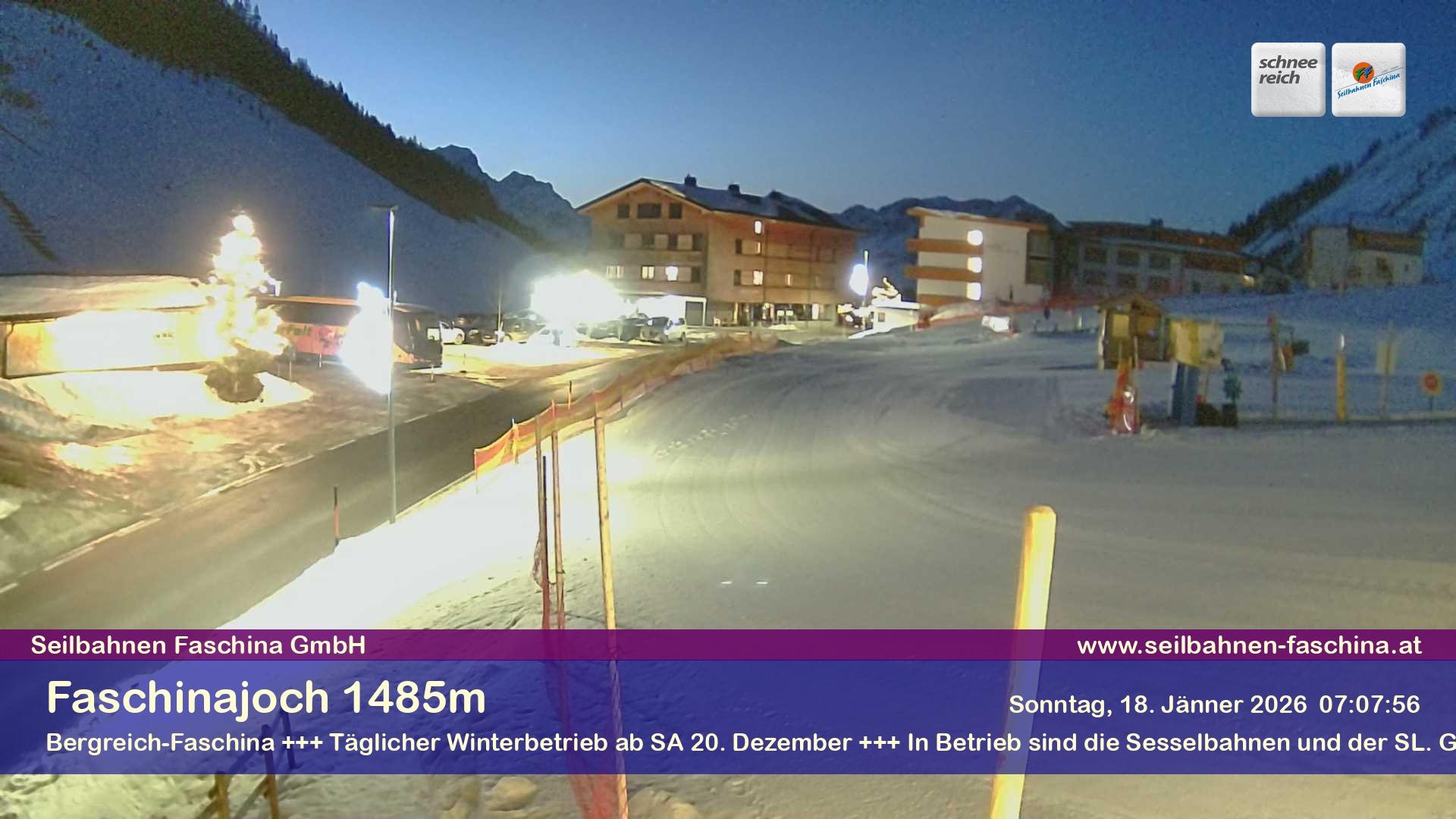 Archiv Foto Webcam Faschinapass, Stafelalpbahn