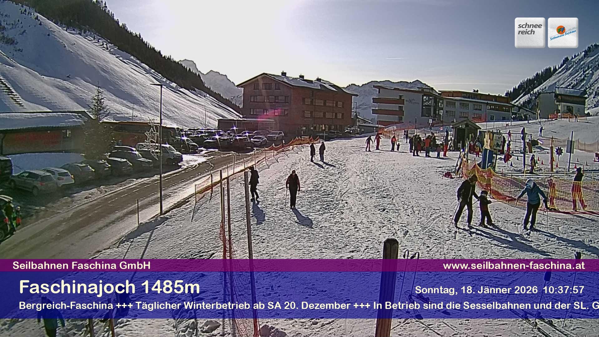 Archiv Foto Webcam Faschinapass, Stafelalpbahn