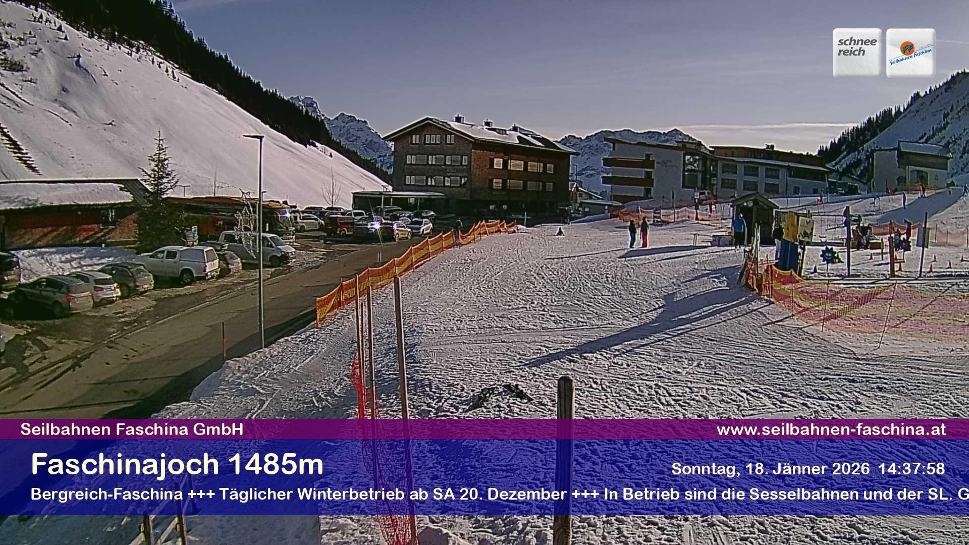 Archiv Foto Webcam Faschinapass, Stafelalpbahn