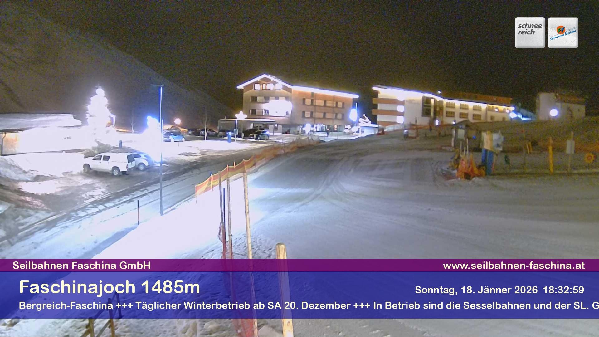 Archiv Foto Webcam Faschinapass, Stafelalpbahn