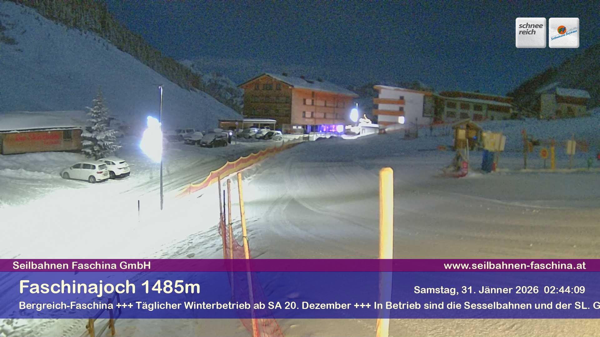Archiv Foto Webcam Faschinapass, Stafelalpbahn