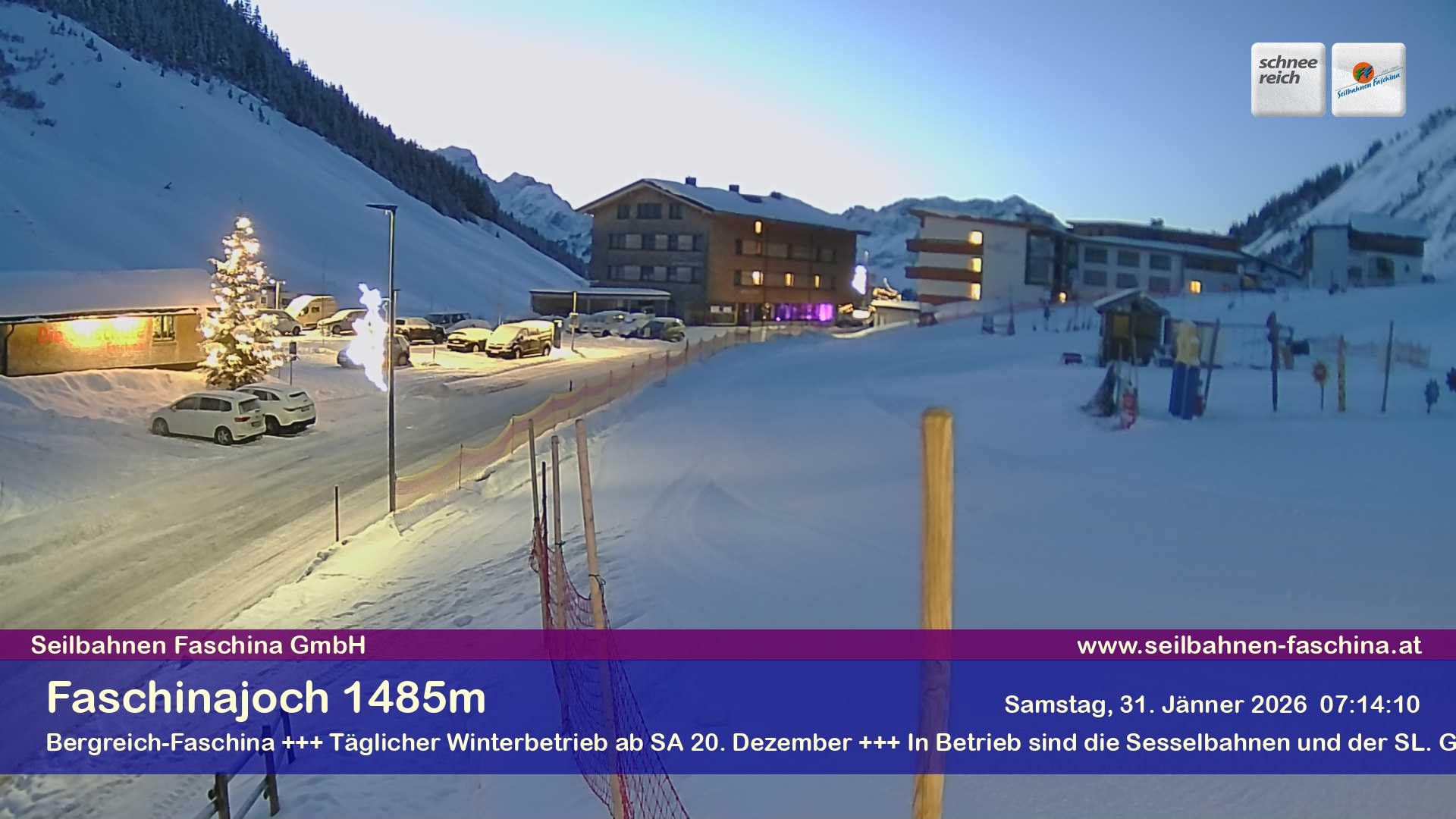 Archiv Foto Webcam Faschinapass, Stafelalpbahn