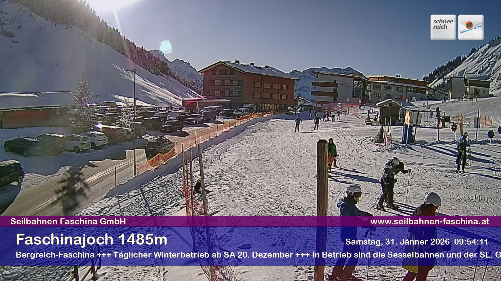 Archiv Foto Webcam Faschinapass, Stafelalpbahn