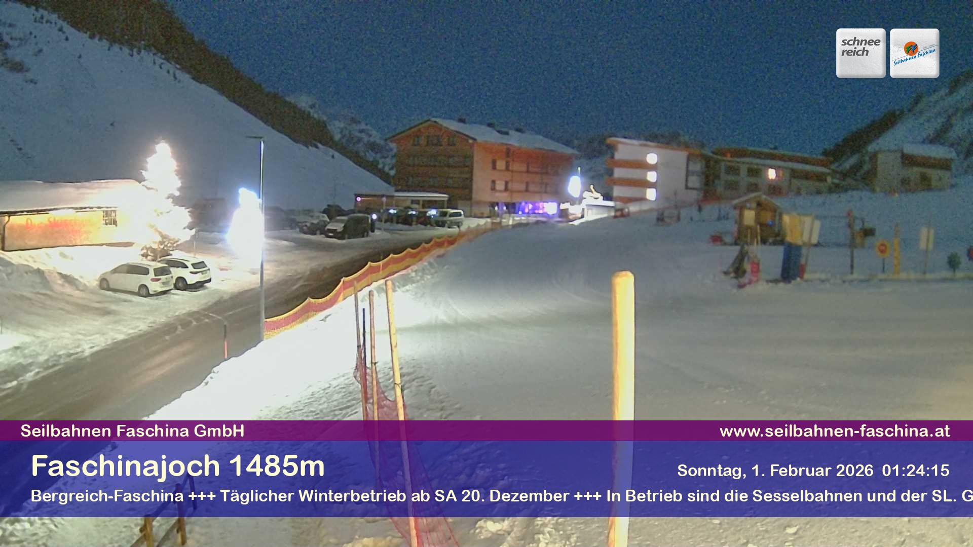 Archiv Foto Webcam Faschinapass, Stafelalpbahn