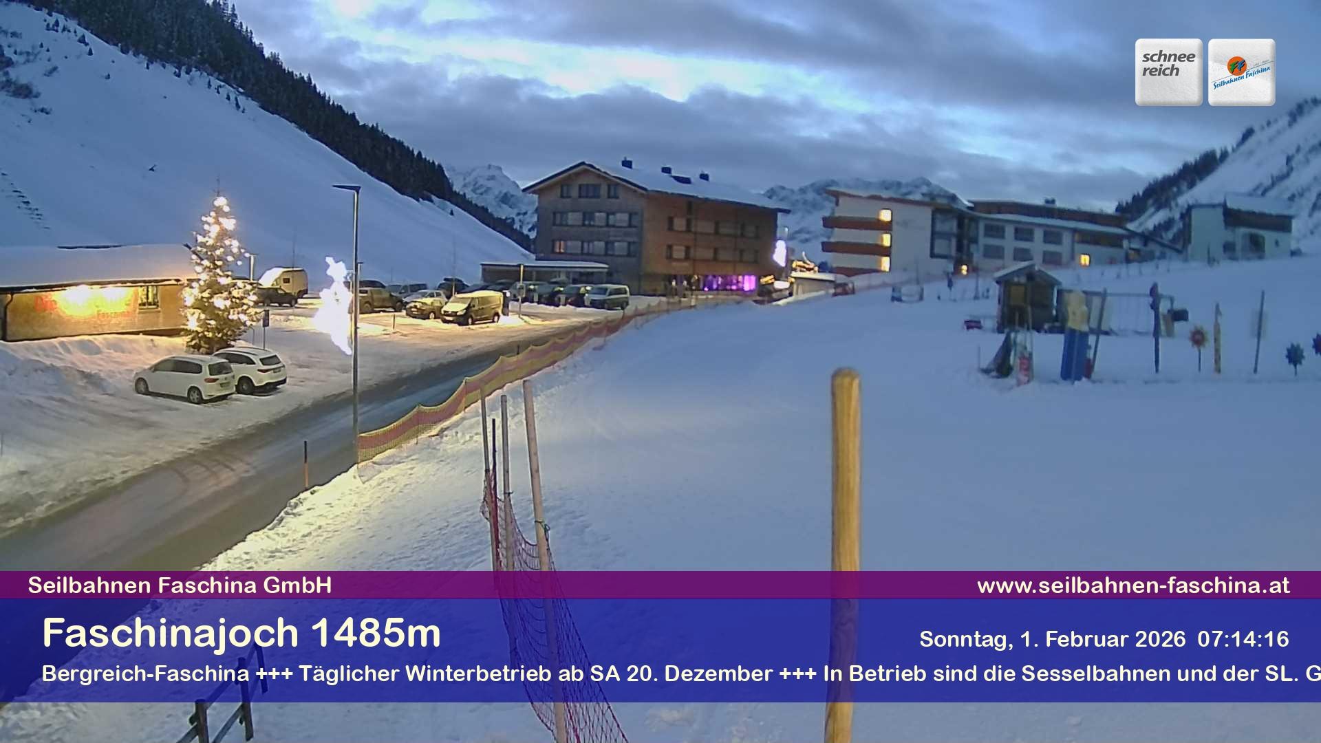 Archiv Foto Webcam Faschinapass, Stafelalpbahn