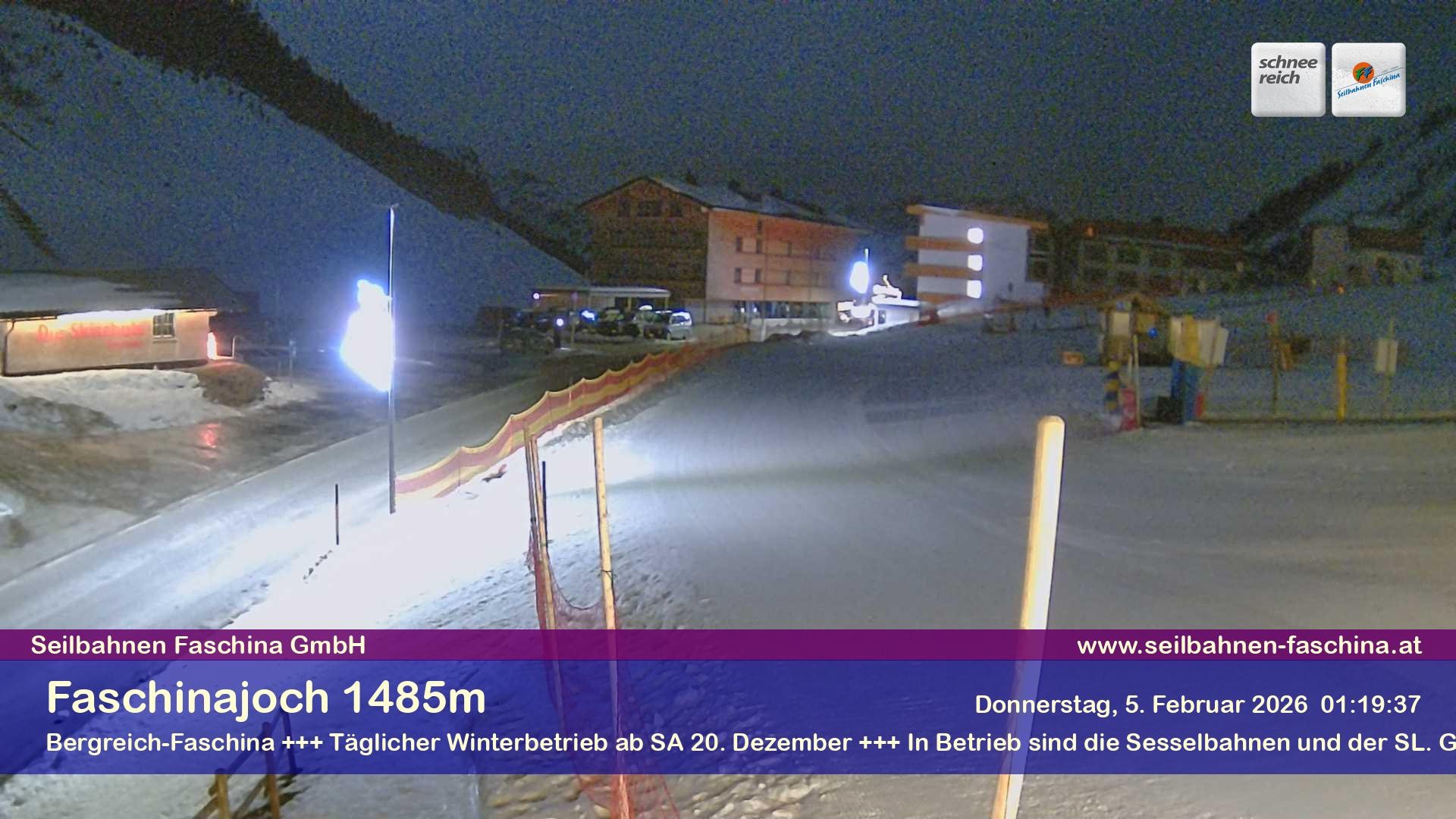 Archiv Foto Webcam Faschinapass, Stafelalpbahn