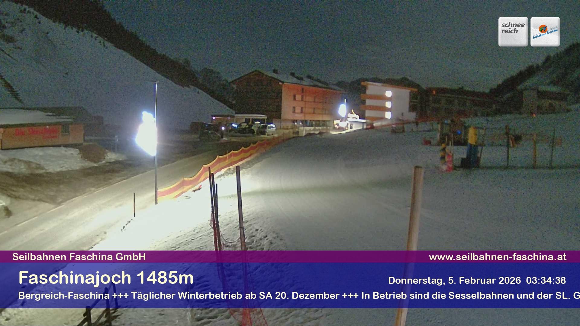 Archiv Foto Webcam Faschinapass, Stafelalpbahn