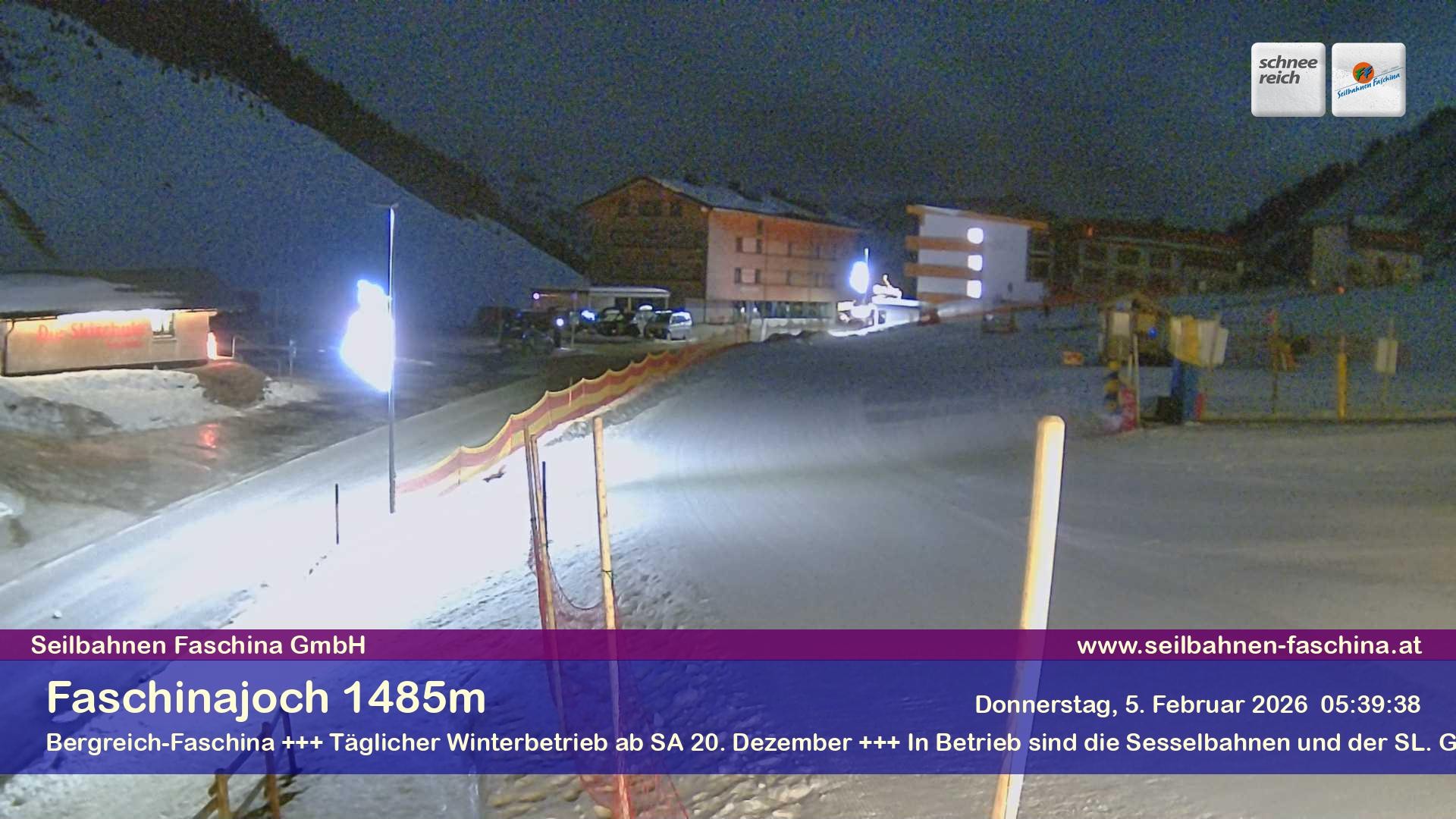 Archiv Foto Webcam Faschinapass, Stafelalpbahn