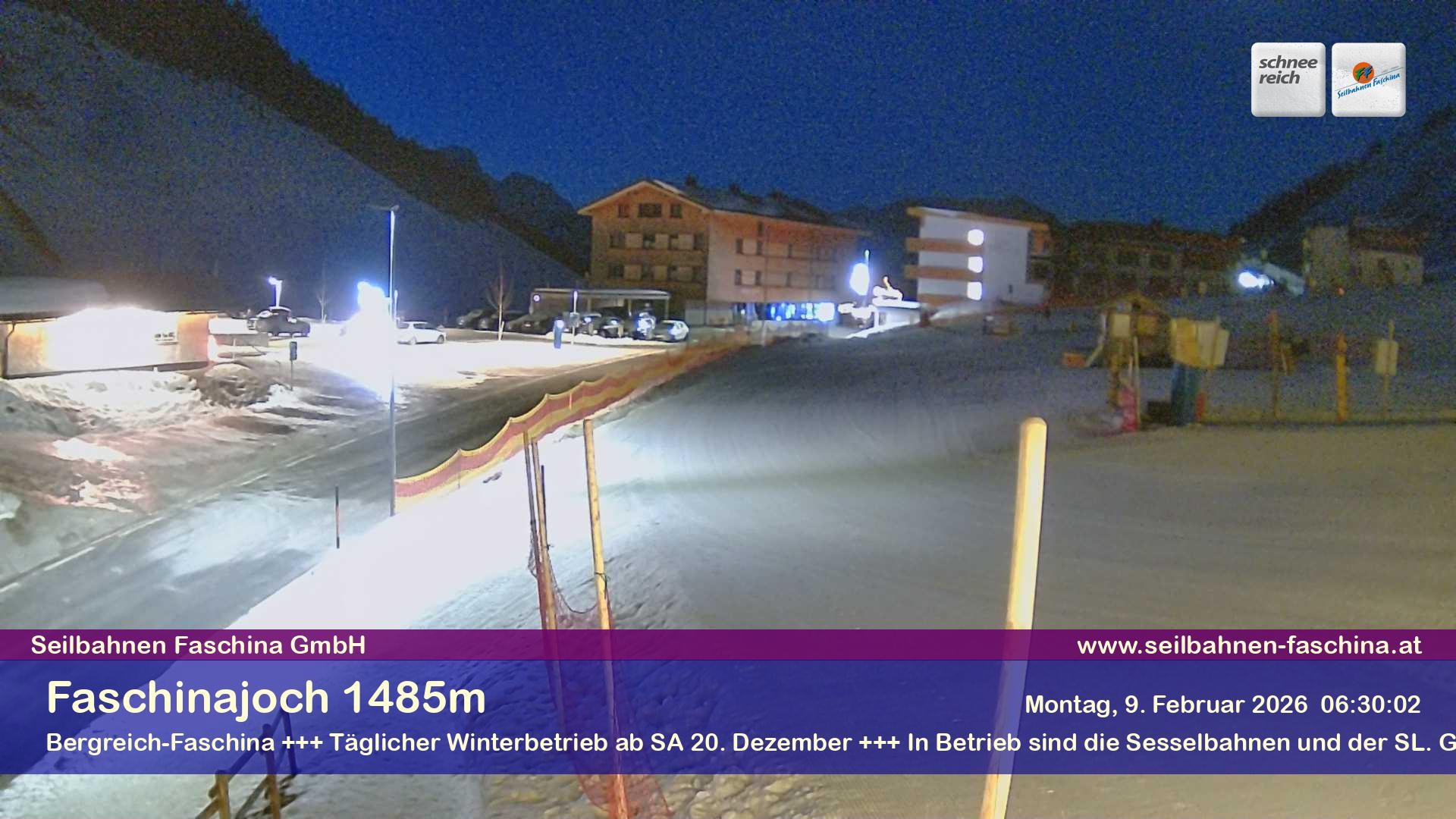 Archiv Foto Webcam Faschinapass, Stafelalpbahn