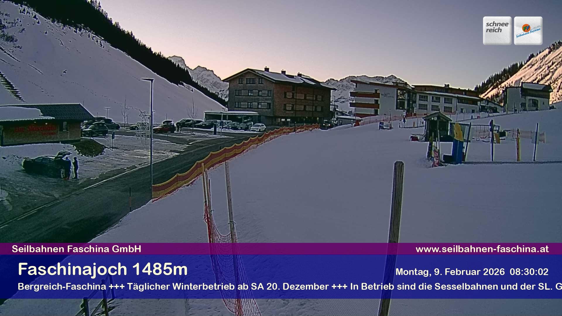 Archiv Foto Webcam Faschinapass, Stafelalpbahn