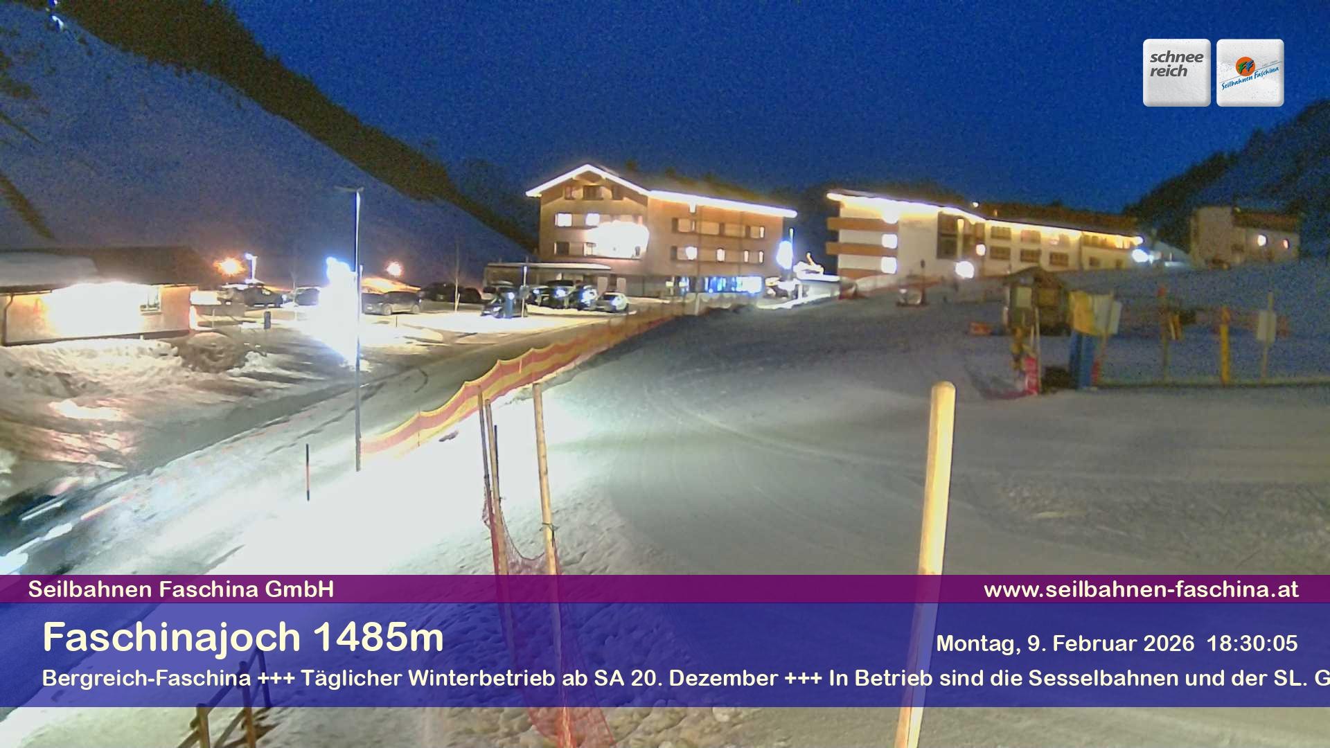 Archiv Foto Webcam Faschinapass, Stafelalpbahn