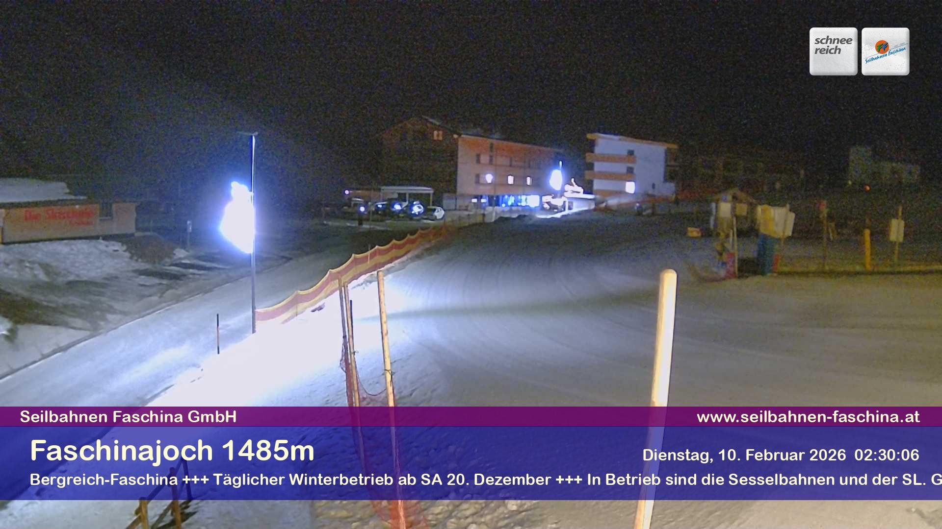 Archiv Foto Webcam Faschinapass, Stafelalpbahn