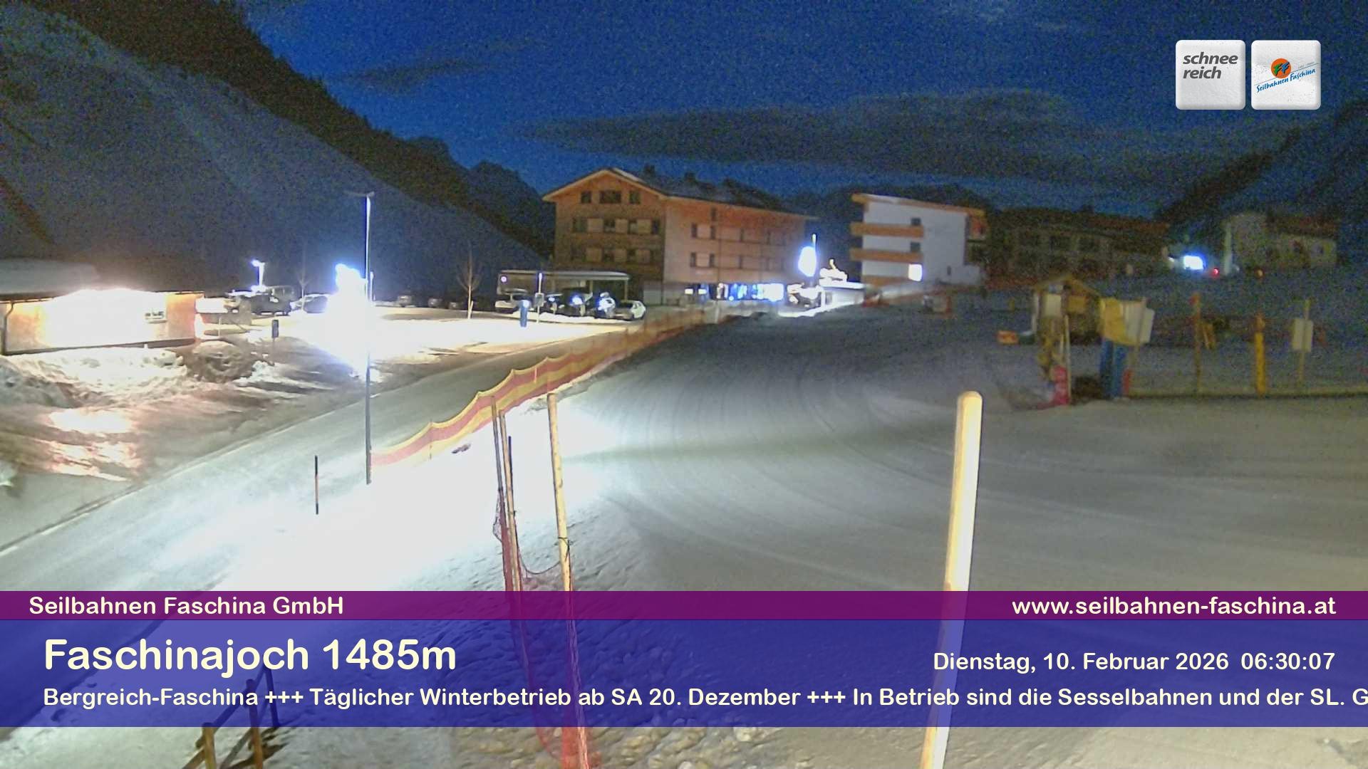 Archiv Foto Webcam Faschinapass, Stafelalpbahn