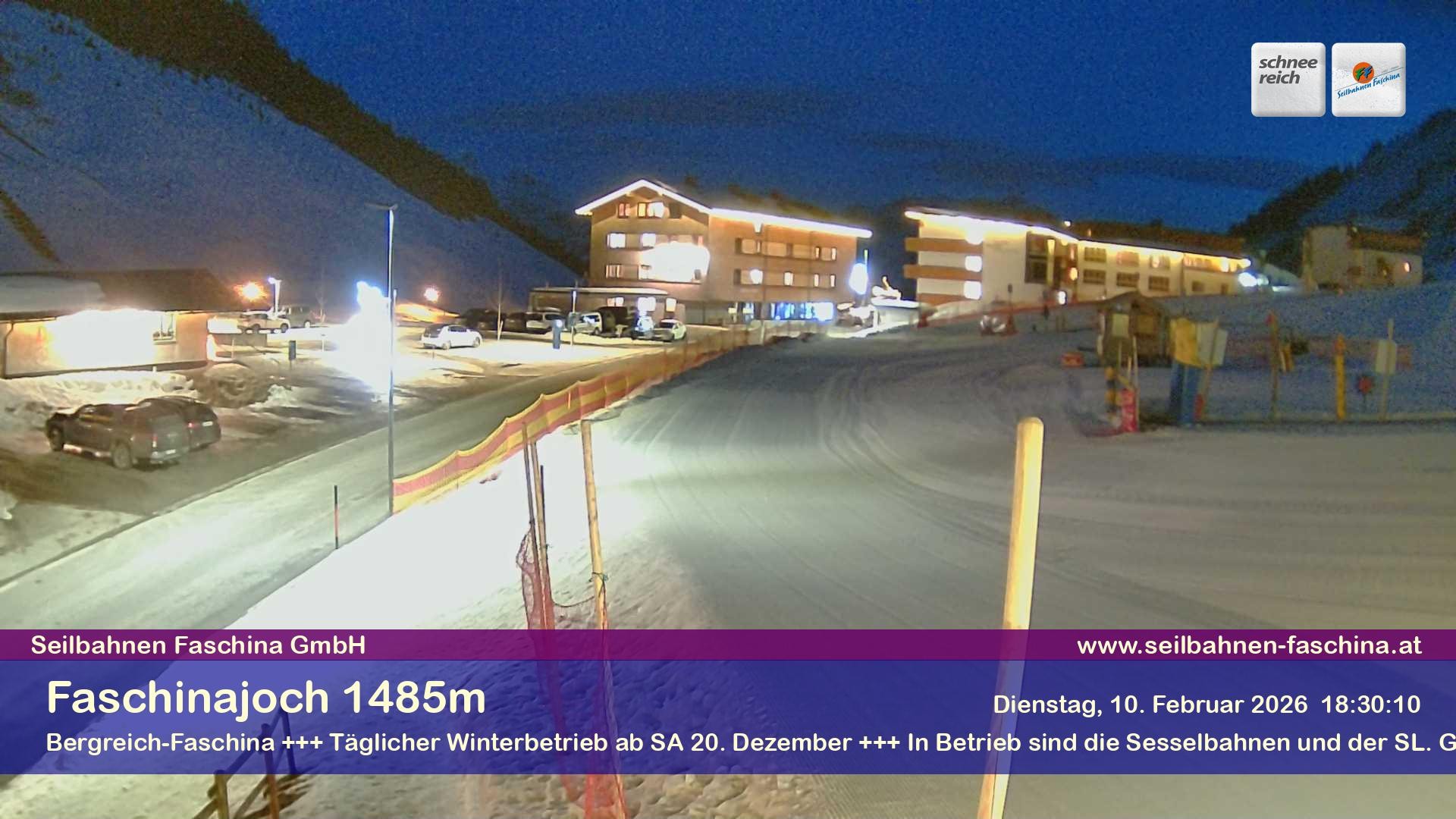 Archiv Foto Webcam Faschinapass, Stafelalpbahn