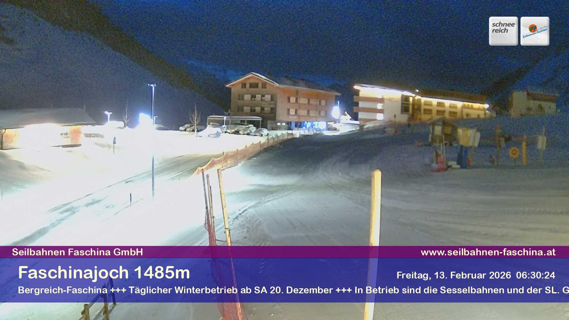 Archiv Foto Webcam Faschinapass, Stafelalpbahn