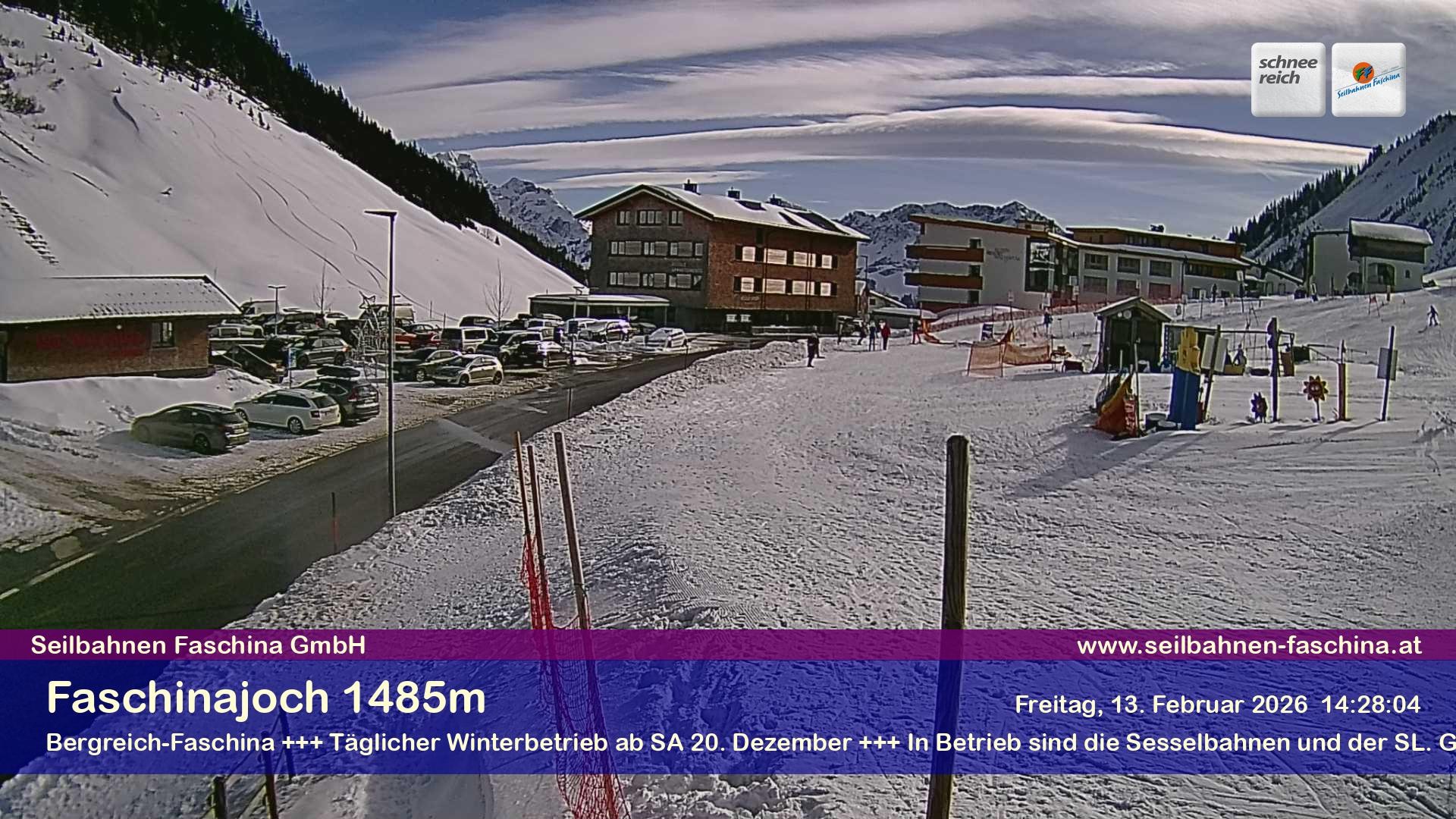 Archiv Foto Webcam Faschinapass, Stafelalpbahn