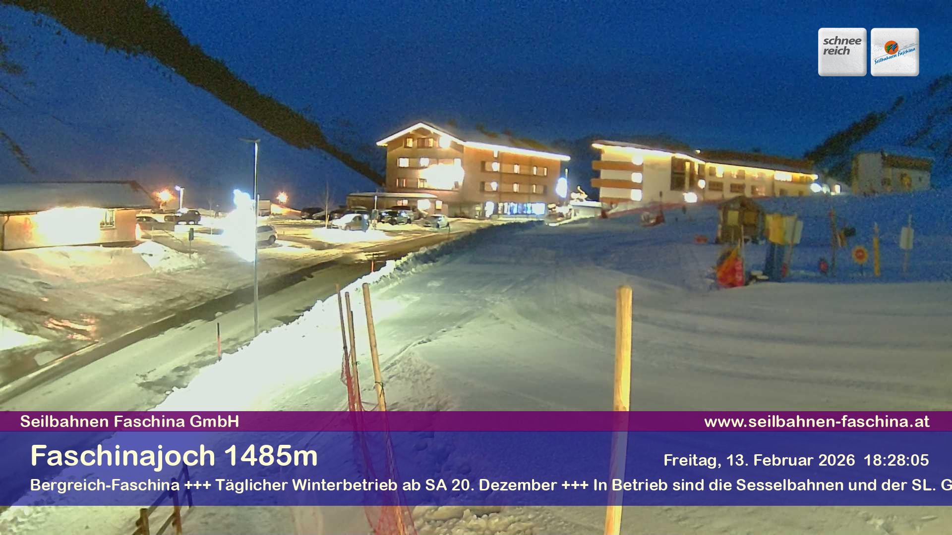 Archiv Foto Webcam Faschinapass, Stafelalpbahn