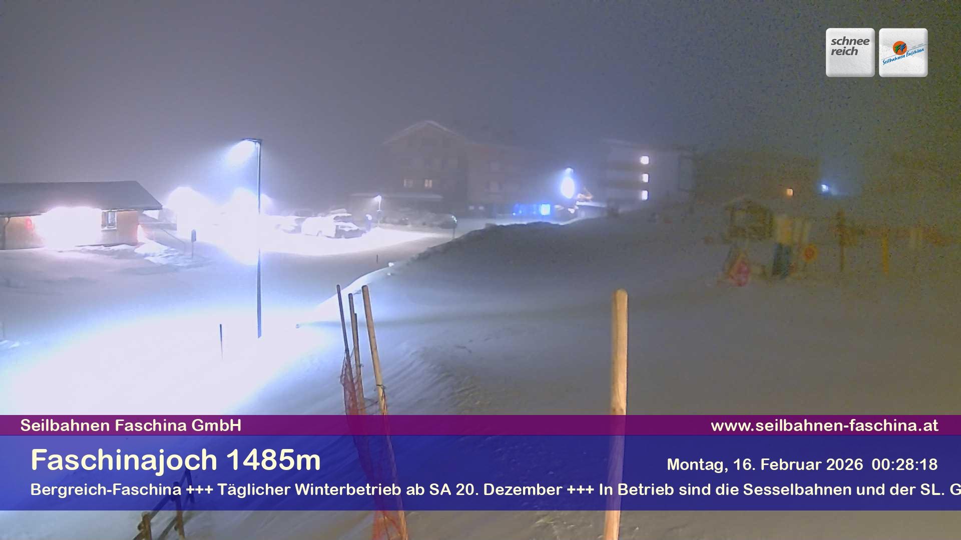 Archiv Foto Webcam Faschinapass, Stafelalpbahn