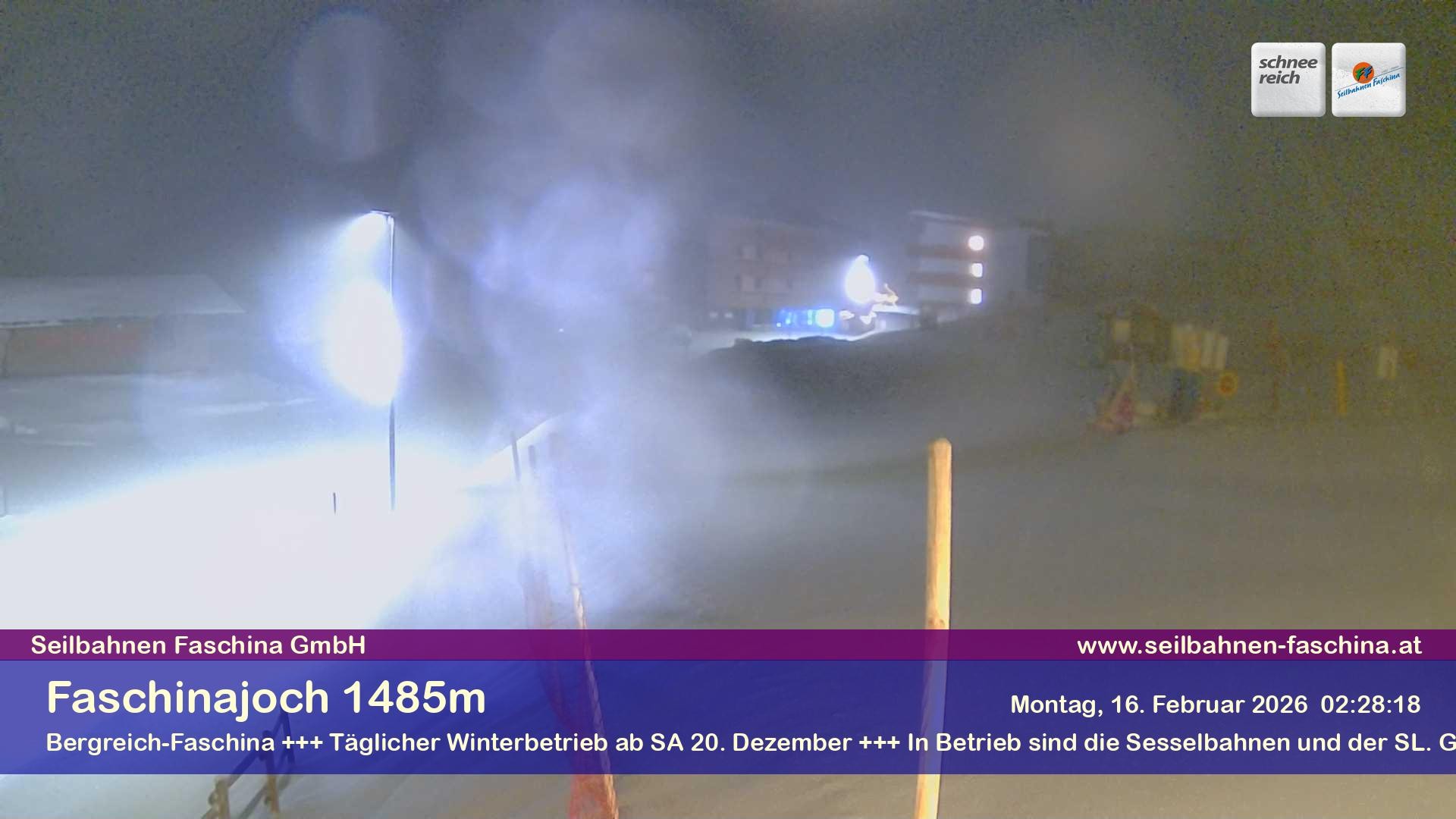 Archiv Foto Webcam Faschinapass, Stafelalpbahn