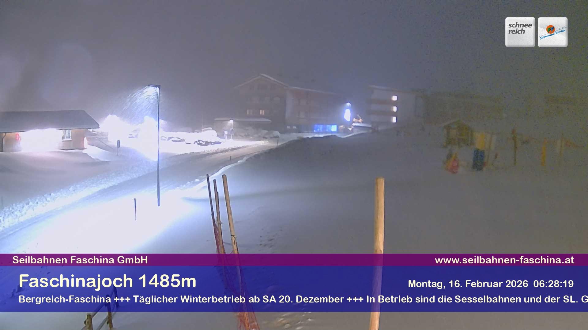 Archiv Foto Webcam Faschinapass, Stafelalpbahn