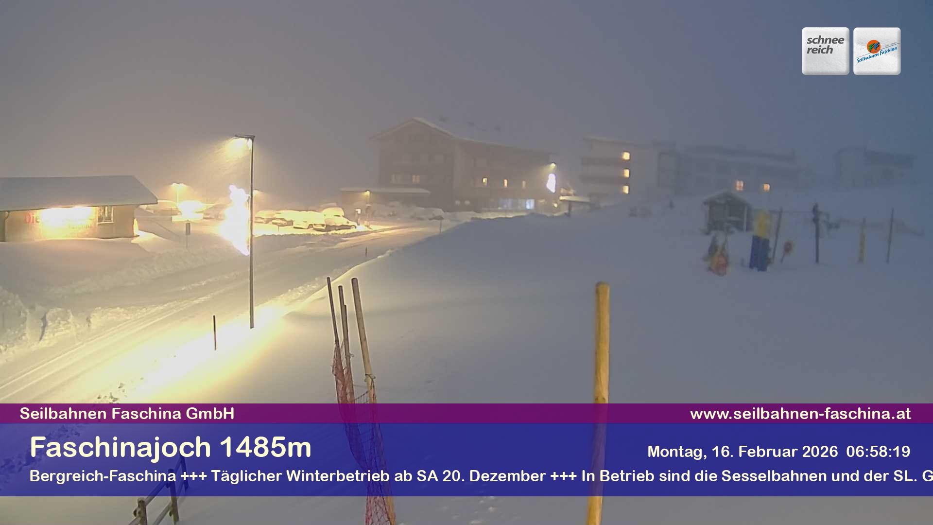 Archiv Foto Webcam Faschinapass, Stafelalpbahn