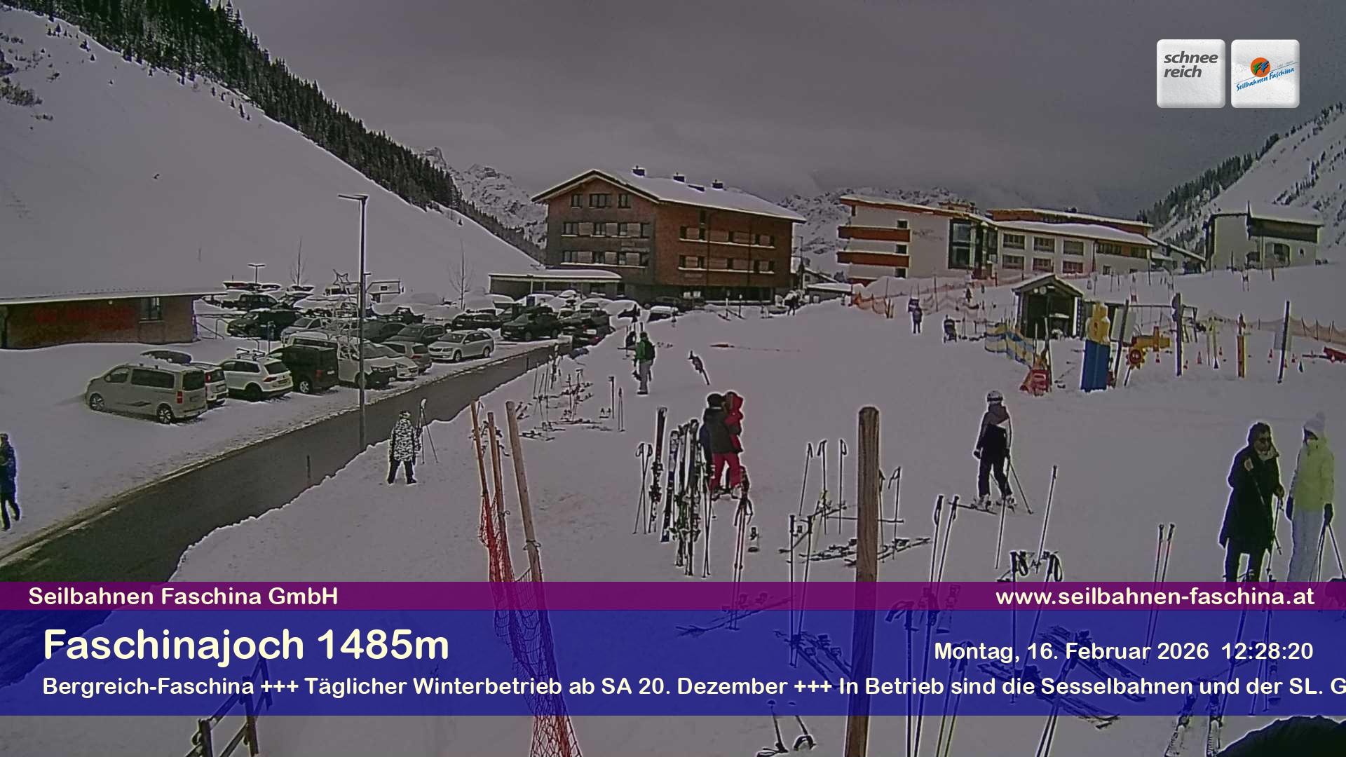 Archiv Foto Webcam Faschinapass, Stafelalpbahn