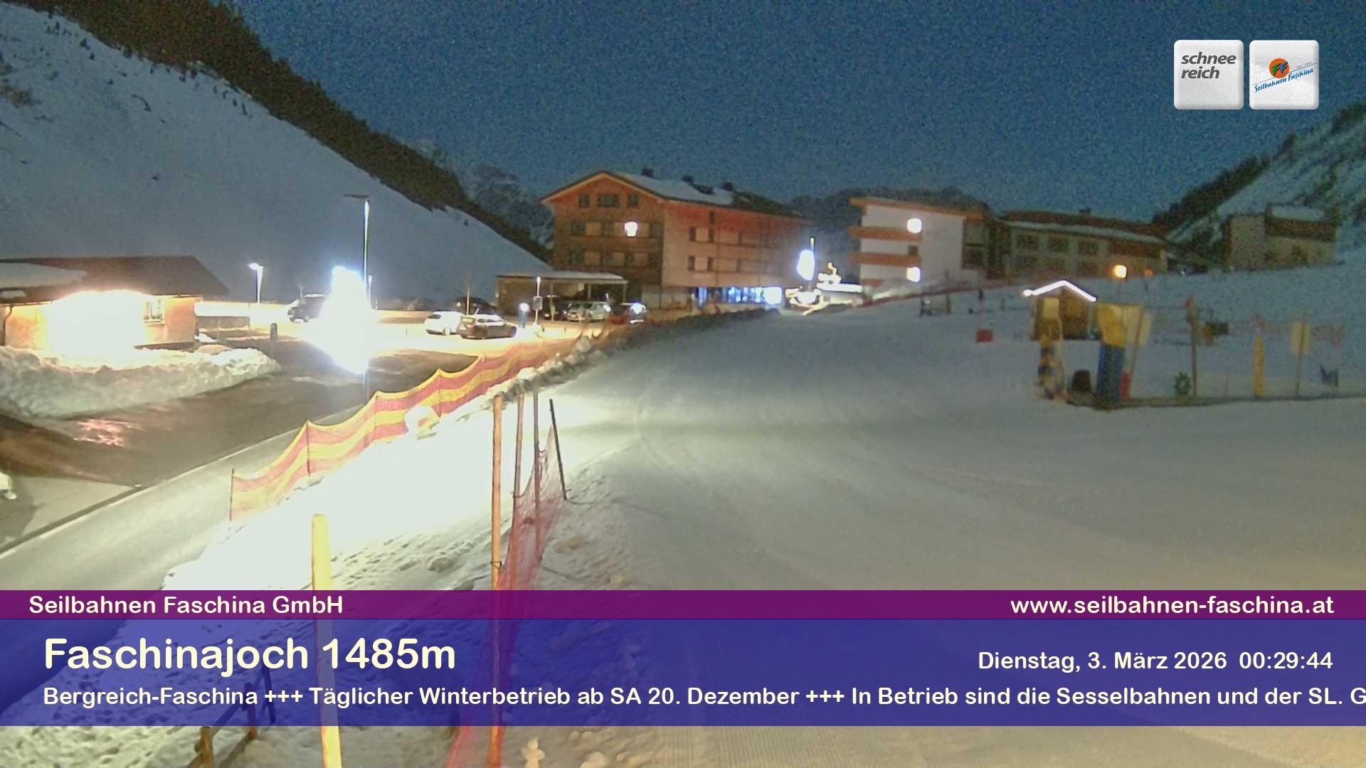 Archiv Foto Webcam Faschinapass, Stafelalpbahn