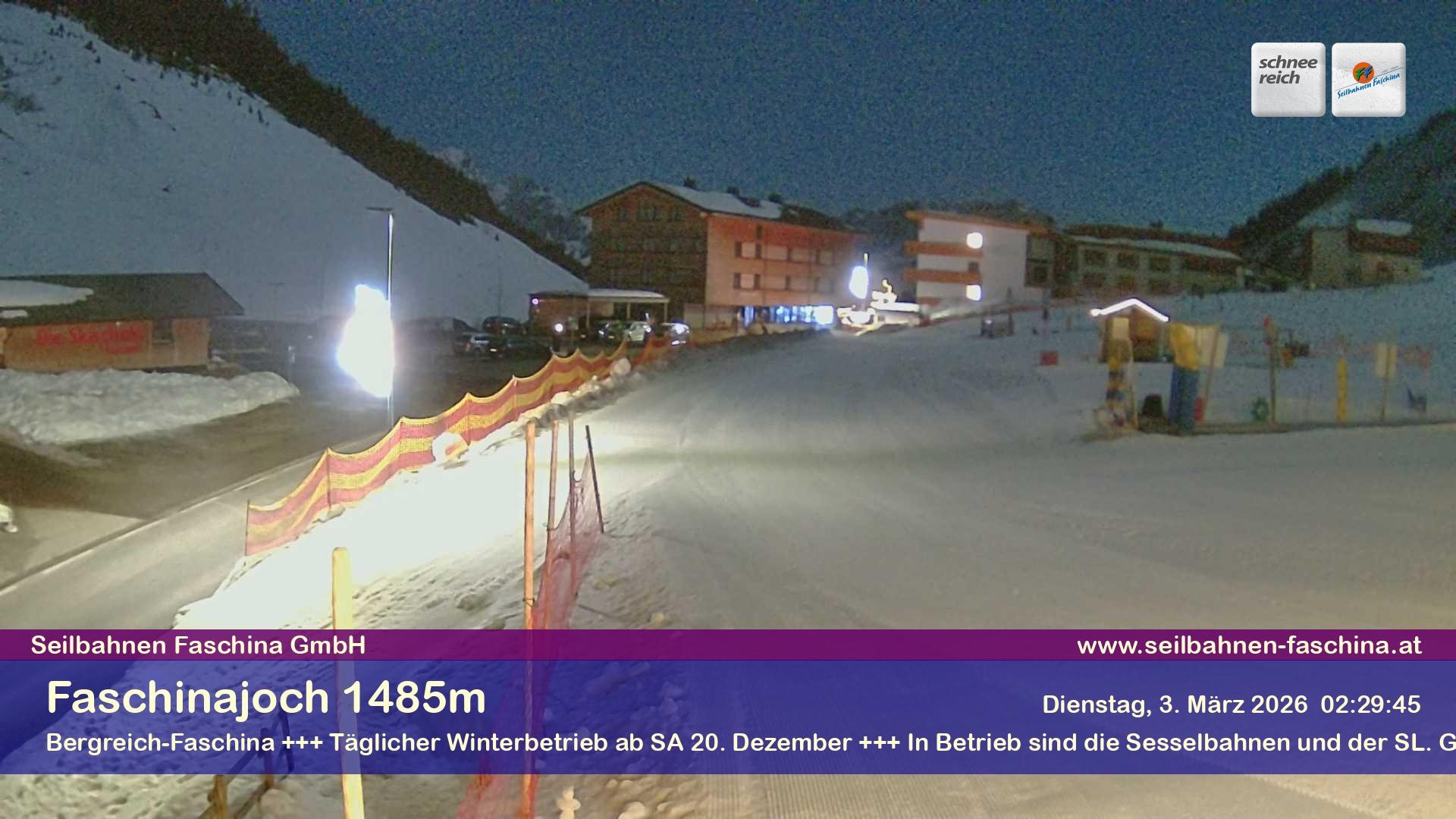 Archiv Foto Webcam Faschinapass, Stafelalpbahn