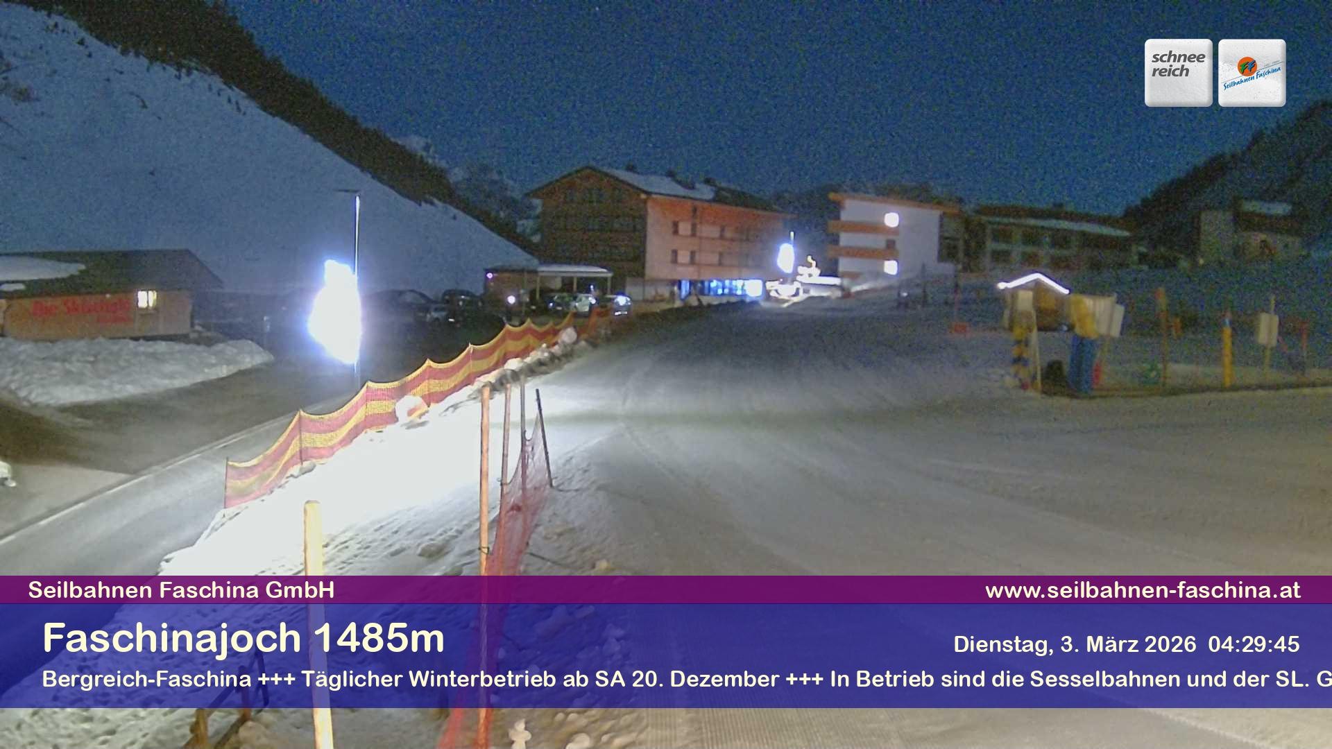 Archiv Foto Webcam Faschinapass, Stafelalpbahn