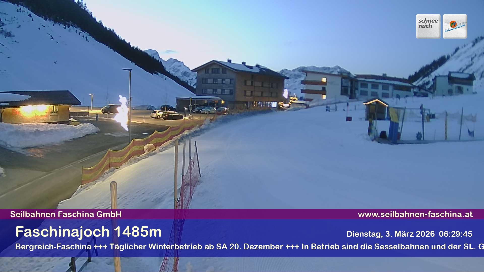 Archiv Foto Webcam Faschinapass, Stafelalpbahn