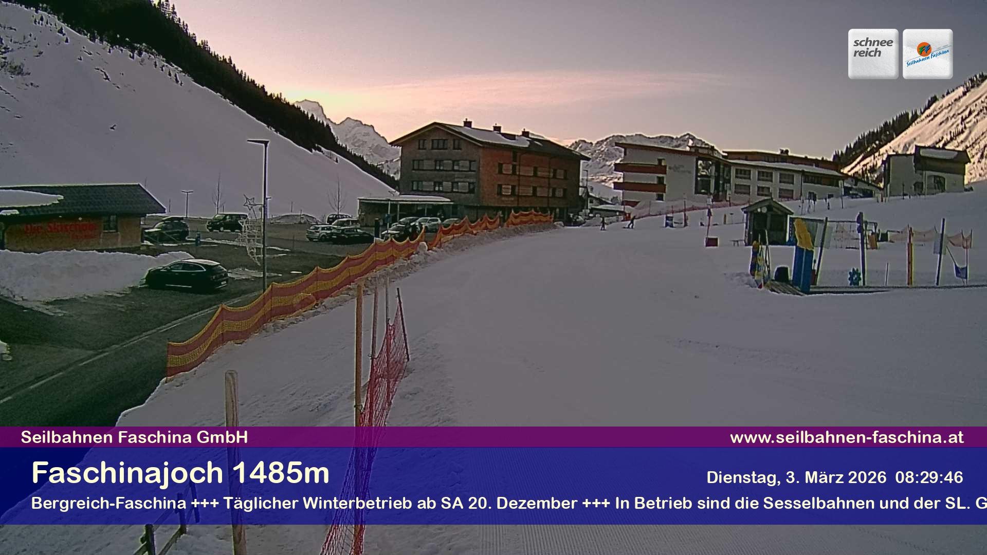 Archiv Foto Webcam Faschinapass, Stafelalpbahn