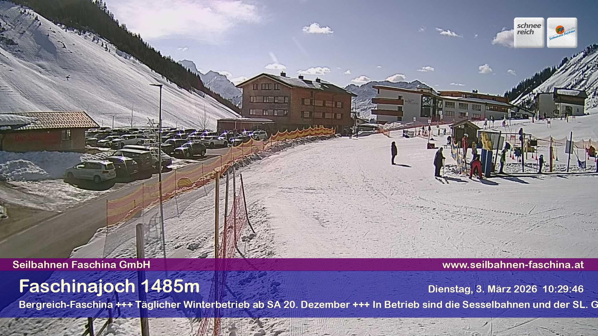 Archiv Foto Webcam Faschinapass, Stafelalpbahn