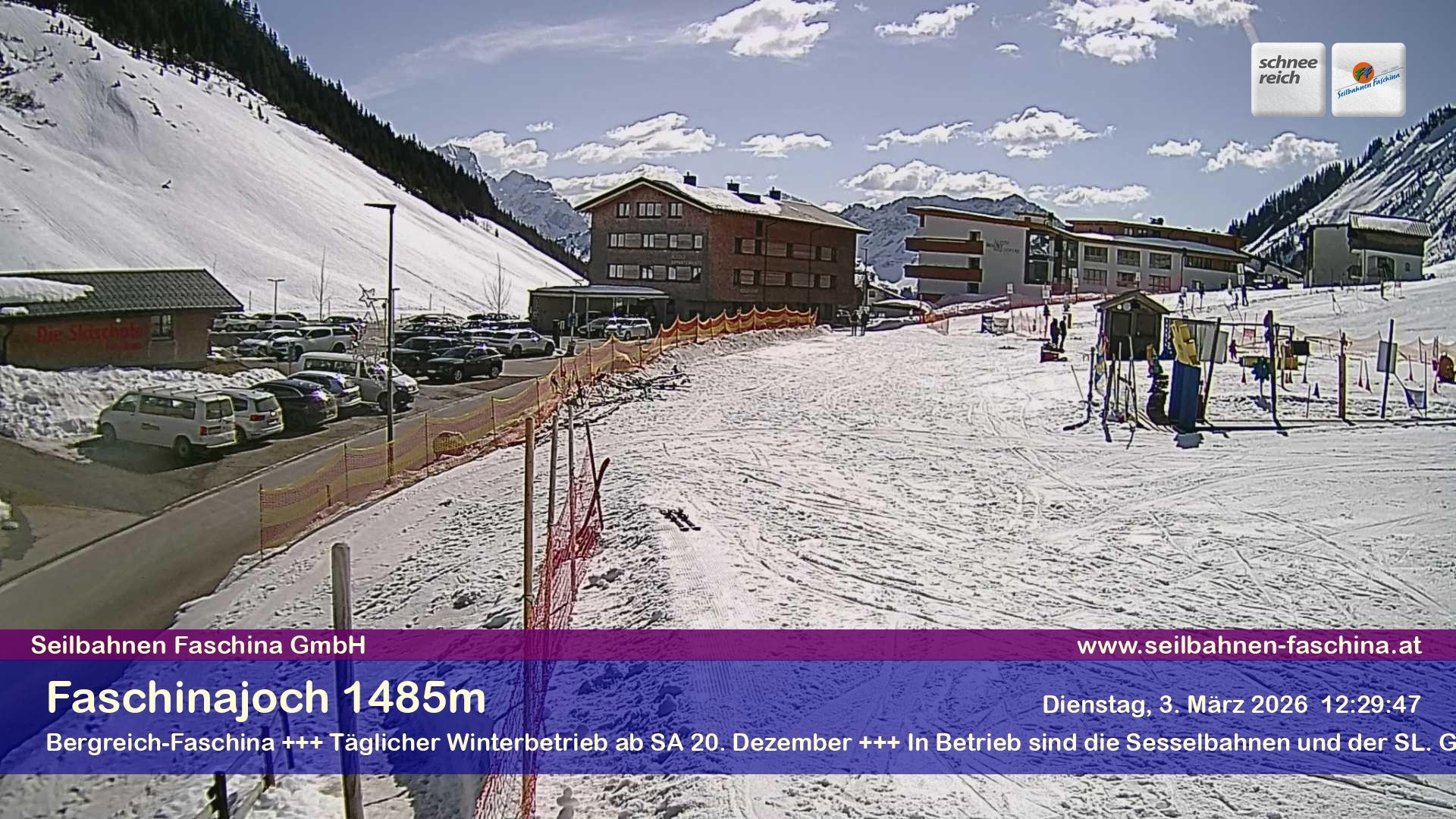 Archiv Foto Webcam Faschinapass, Stafelalpbahn