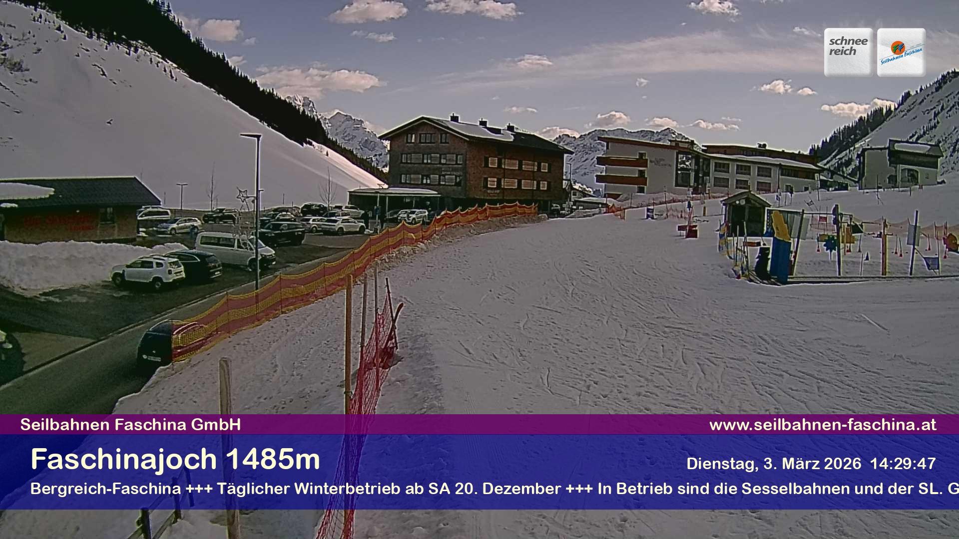 Archiv Foto Webcam Faschinapass, Stafelalpbahn