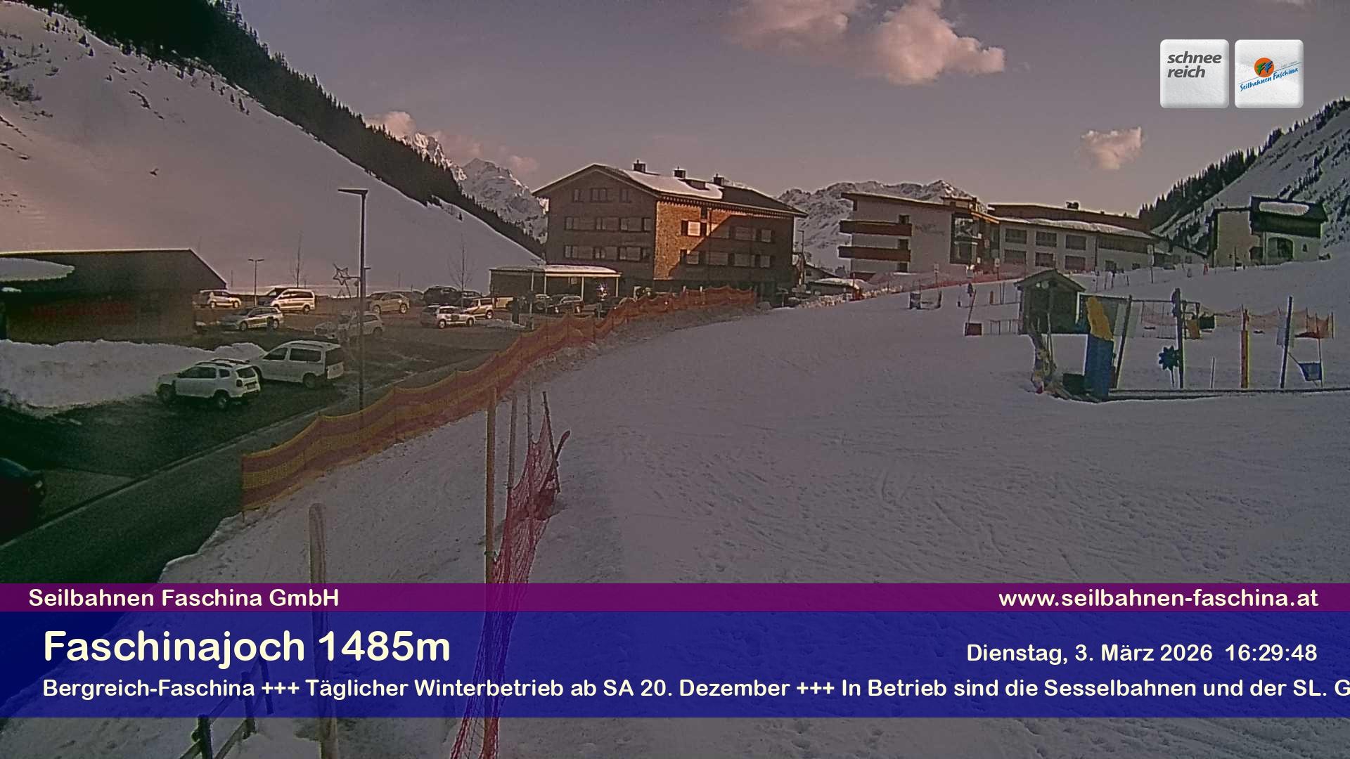 Archiv Foto Webcam Faschinapass, Stafelalpbahn