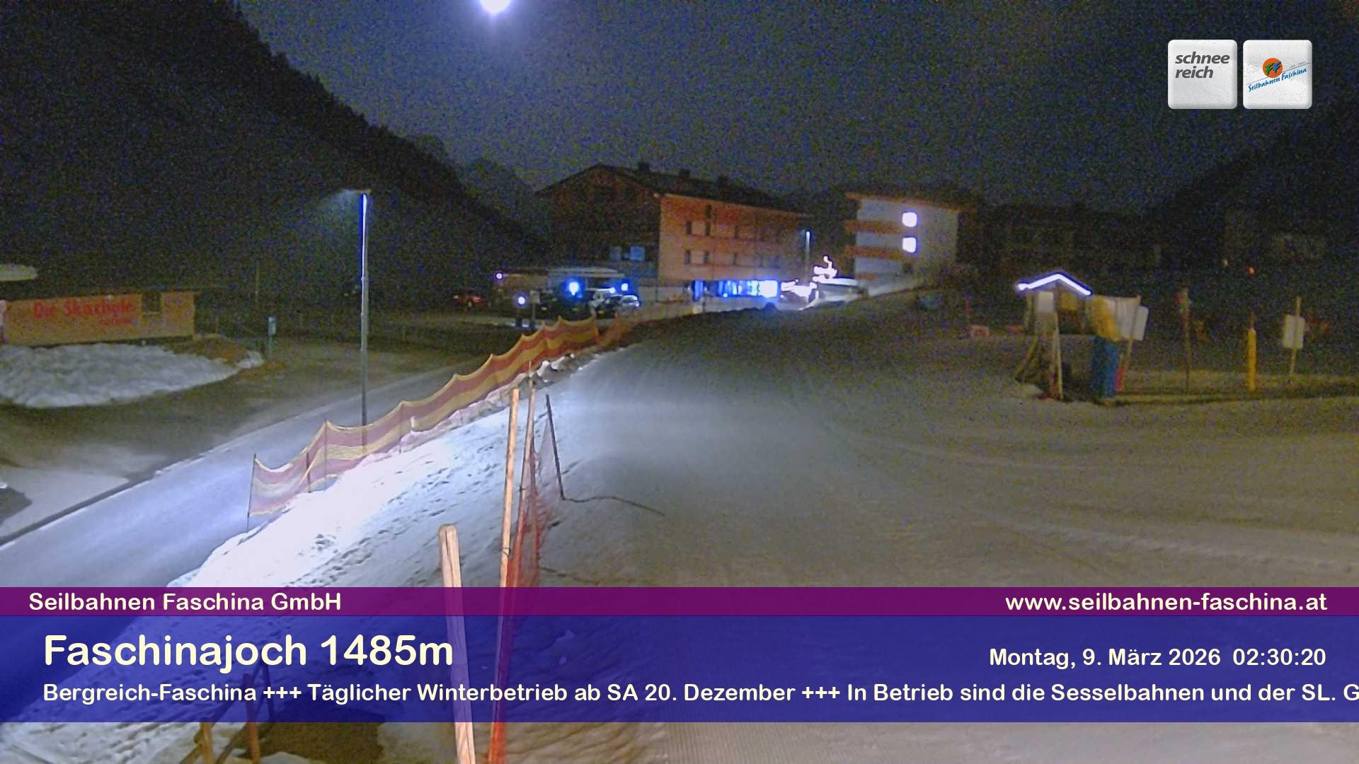 Archiv Foto Webcam Faschinapass, Stafelalpbahn