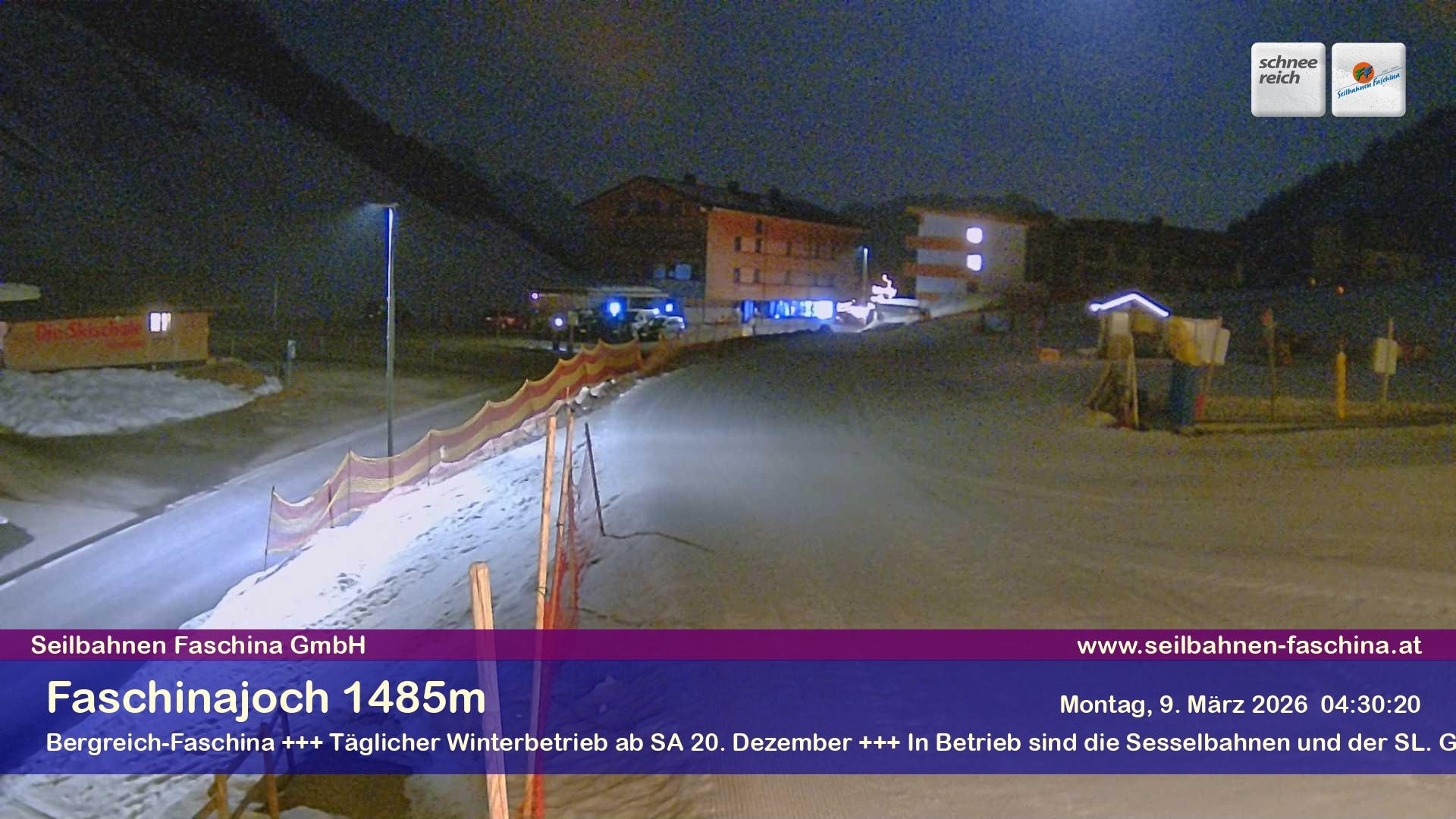 Archiv Foto Webcam Faschinapass, Stafelalpbahn