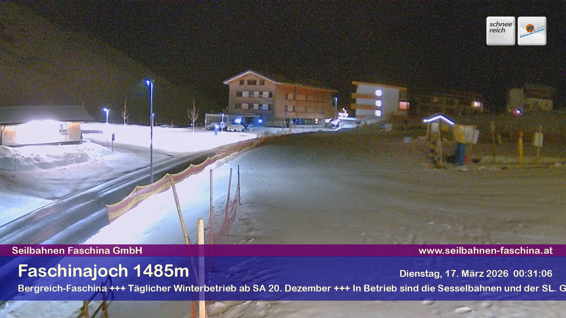 Archiv Foto Webcam Faschinapass, Stafelalpbahn