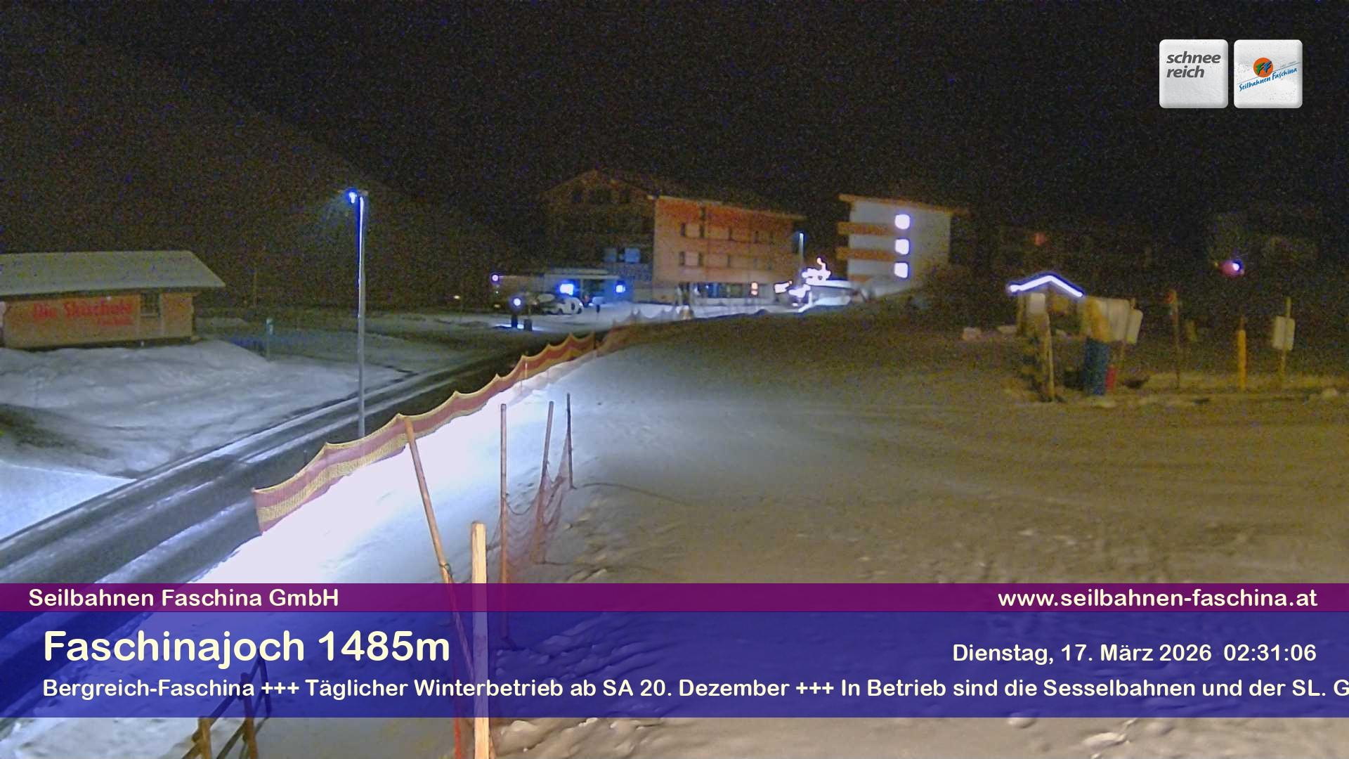 Archiv Foto Webcam Faschinapass, Stafelalpbahn
