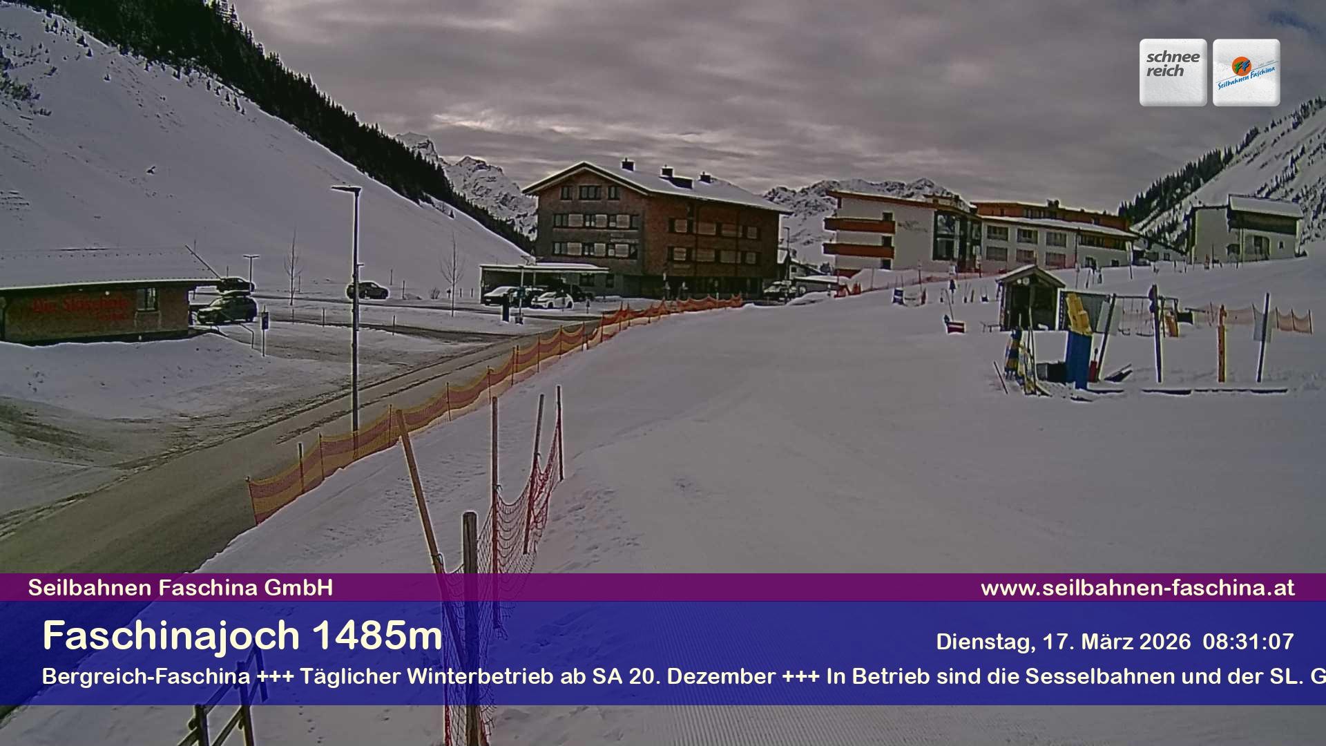 Archiv Foto Webcam Faschinapass, Stafelalpbahn