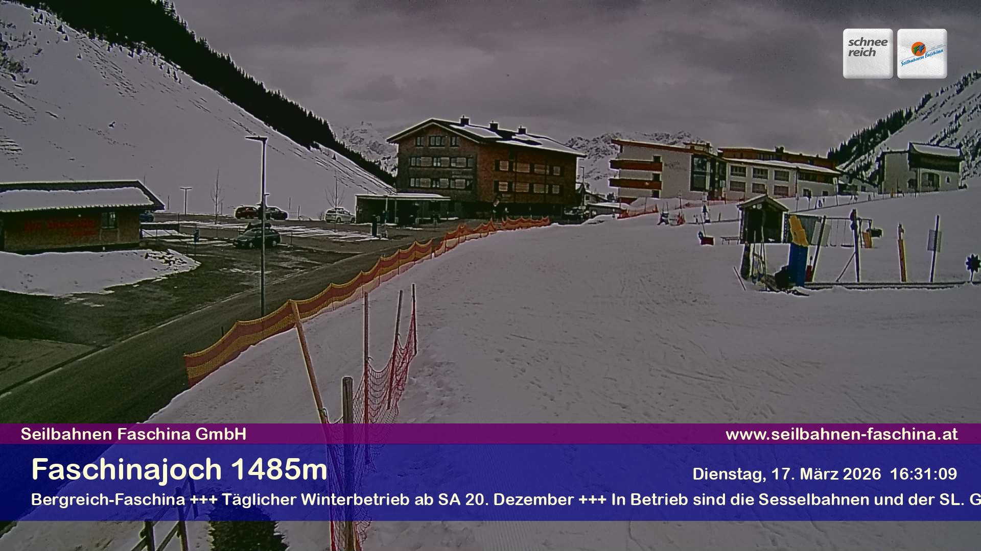 Archiv Foto Webcam Faschinapass, Stafelalpbahn