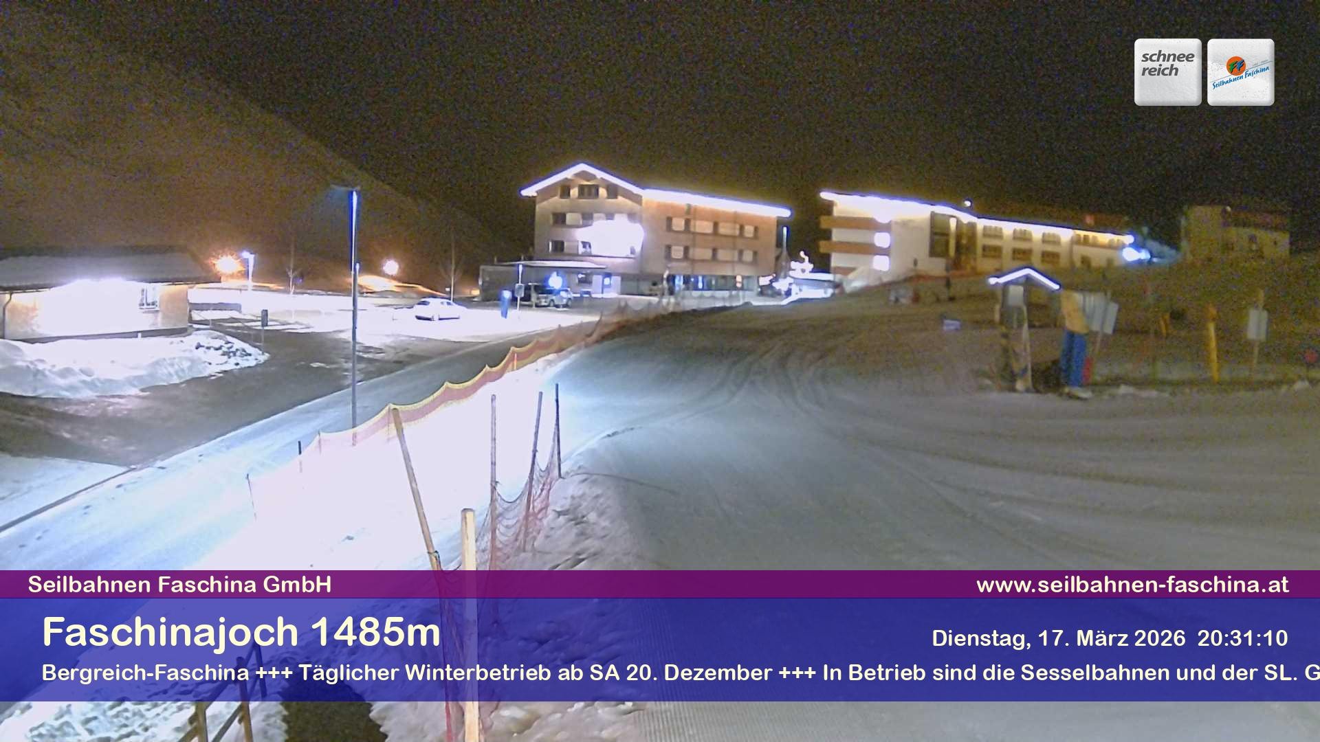 Archiv Foto Webcam Faschinapass, Stafelalpbahn